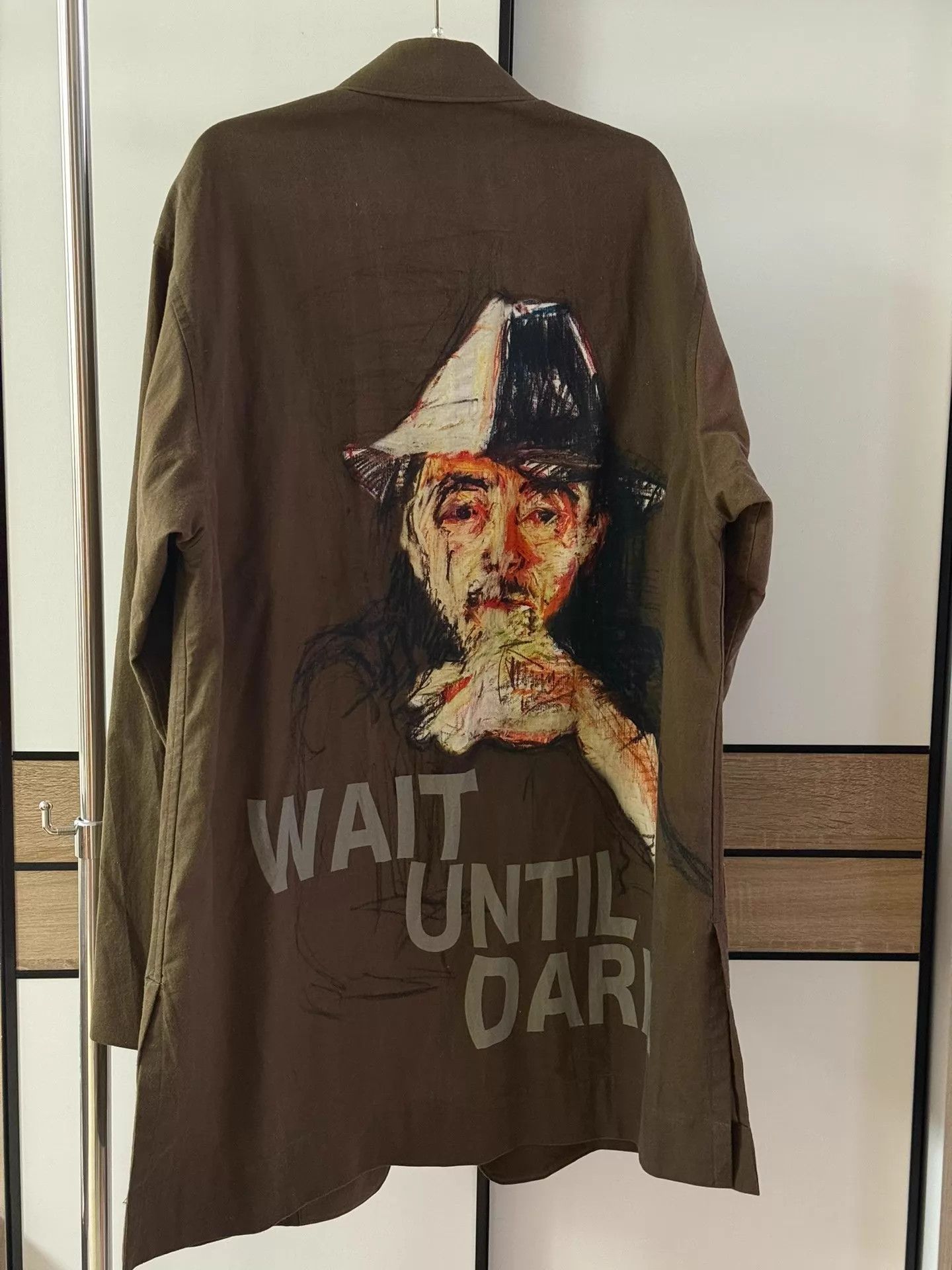 Yohji Yamamoto Yohji Yamamoto Pour Homme 17ss Portrait Hand-Painted Suit Size US S / EU 44-46 / 1 - 1 Thumbnail