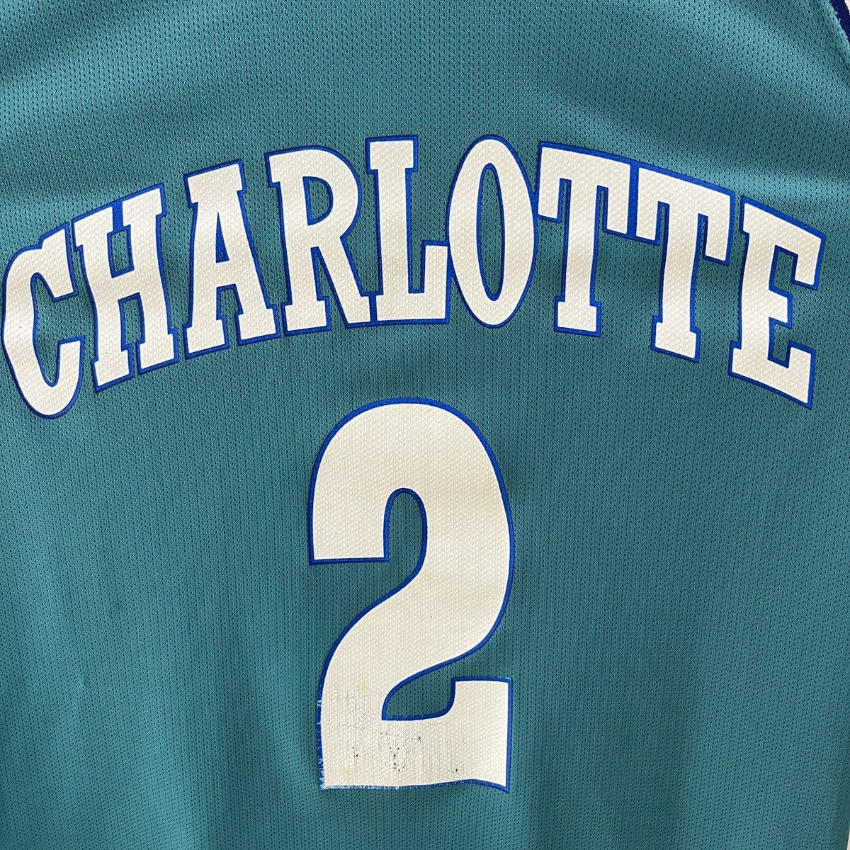 Champion × NBA × Vintage Vintage Charlotte Hornets 1991-92 Johnson #2 Champion Jersey Size US M / EU 48-50 / 2 - 3 Thumbnail
