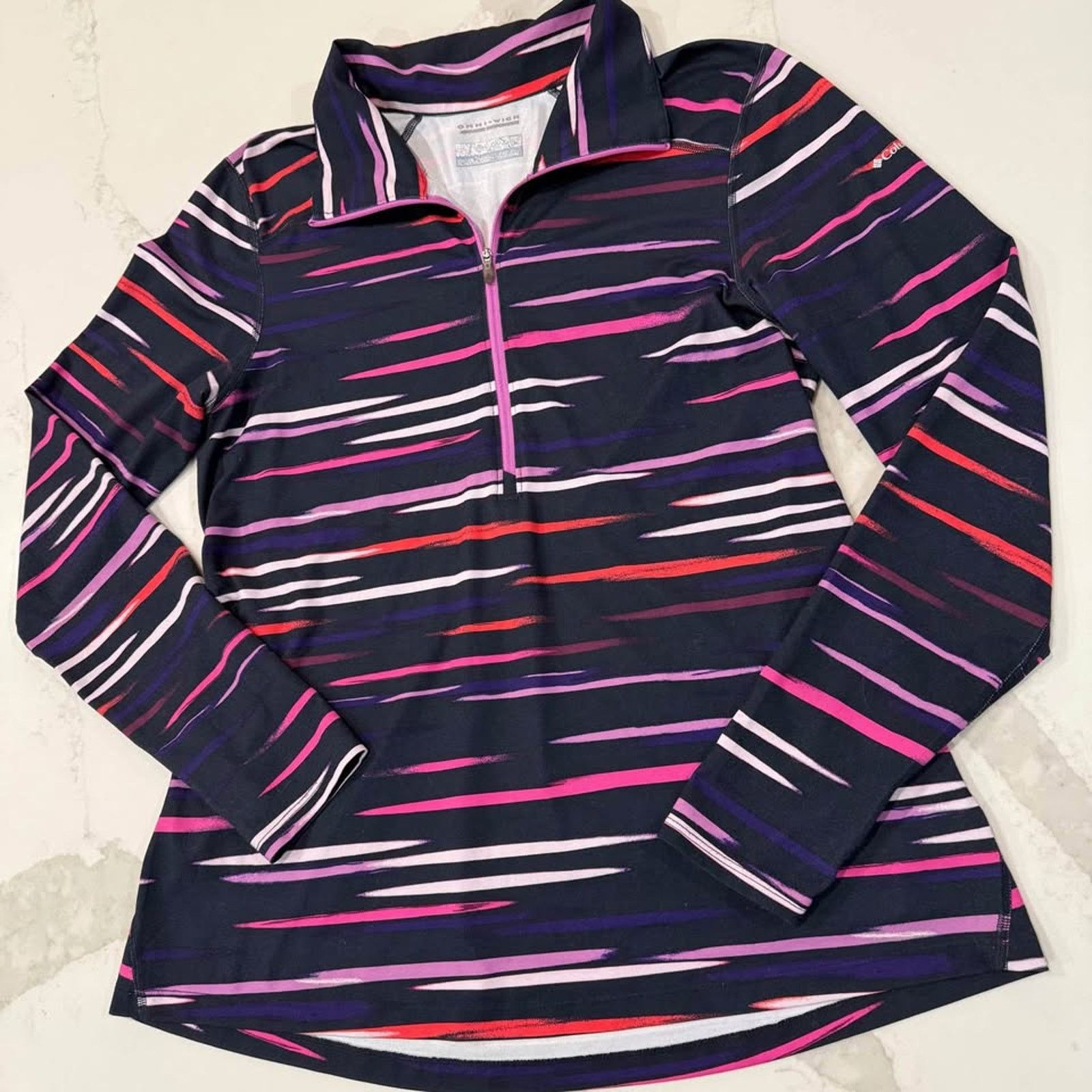 Columbia Columbia OmniWick HalfZip Athletic Pullover Top Women Medium Size M / US 6-8 / IT 42-44 - 2 Thumbnail
