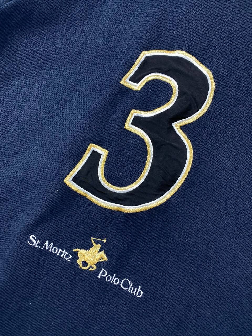 Vintage Polo Club St Moritz Switzerland Rugby Sweatshirt Big Logo Size US XL / EU 56 / 4 - 16 Thumbnail