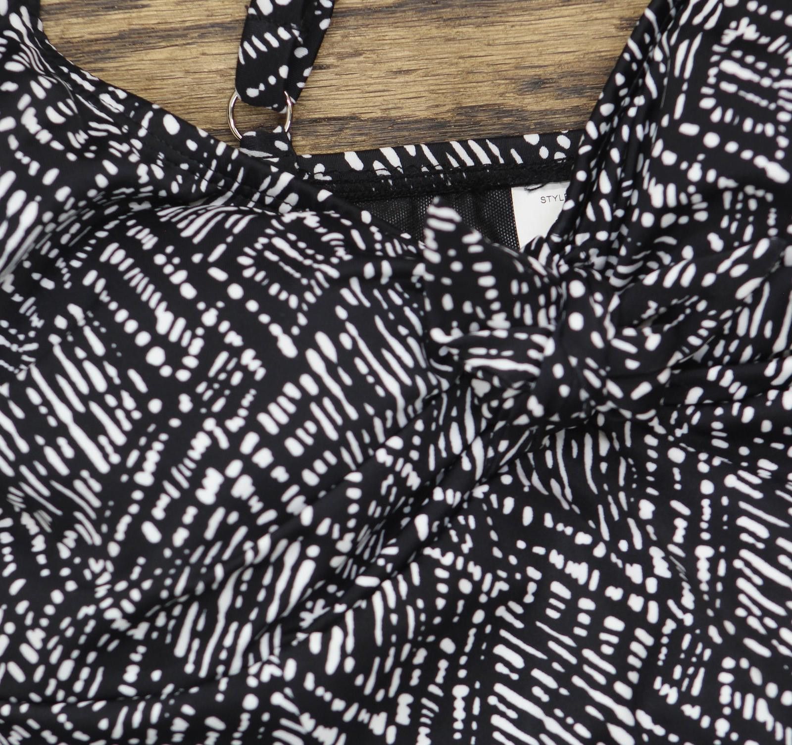 Other Nwt Swim Solutions Bow One Piece Swim Black / White 10 Size ONE SIZE - 4 Thumbnail