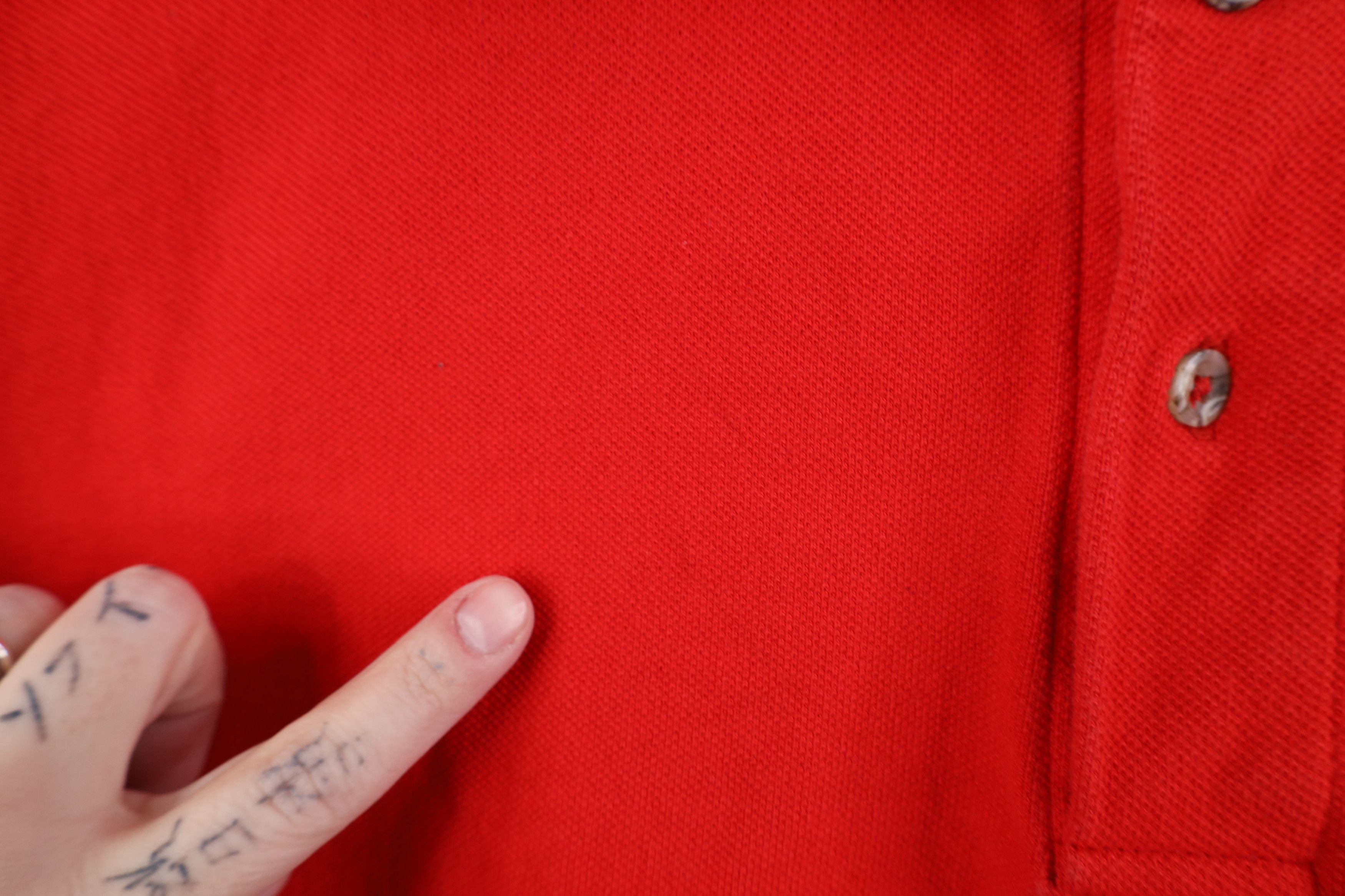 Vintage Vintage 90s Streetwear Long Sleeve Rugby Polo Shirt Red Size US L / EU 52-54 / 3 - 5 Thumbnail