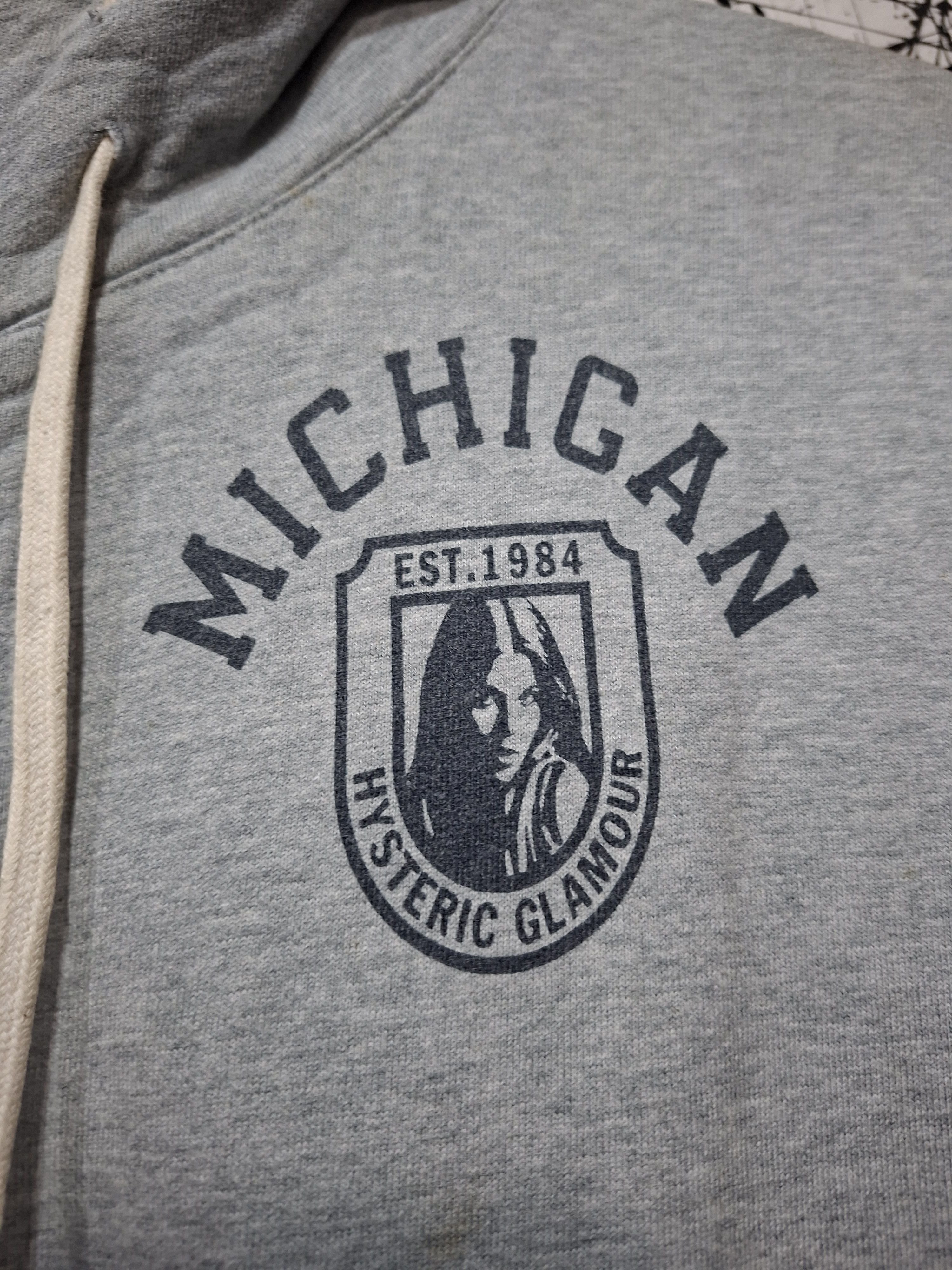 Hysteric Glamour HYSTERIC GLAMOUR X REIGNING CHAMP MICHIGAN 1984 ZIP HOODIE Size US L / EU 52-54 / 3 - 5 Thumbnail
