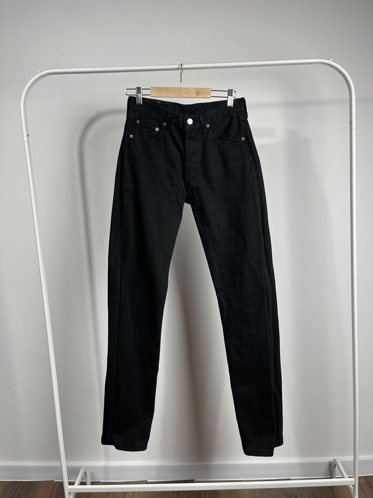 Levi's × Vintage Vintage 90's Levis 501 Classic Black Jeans Pants 29@x34 Size US 29 - 5 Thumbnail