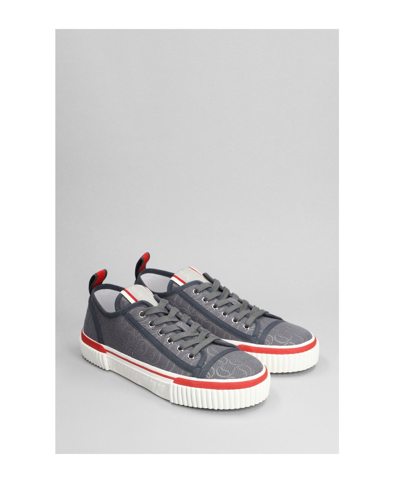 Christian Louboutin o1s1wg110225 Pedro Junior Sneakers in Blue Size US 12 / EU 45 - 3 Thumbnail