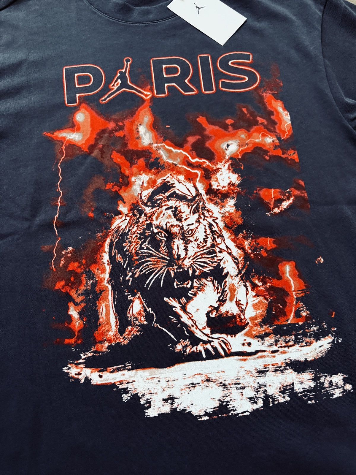 Nike Nike Jordan PSG Paris Saint Germain T-Shirt Black FV7734 045 Size US M / EU 48-50 / 2 - 6 Thumbnail