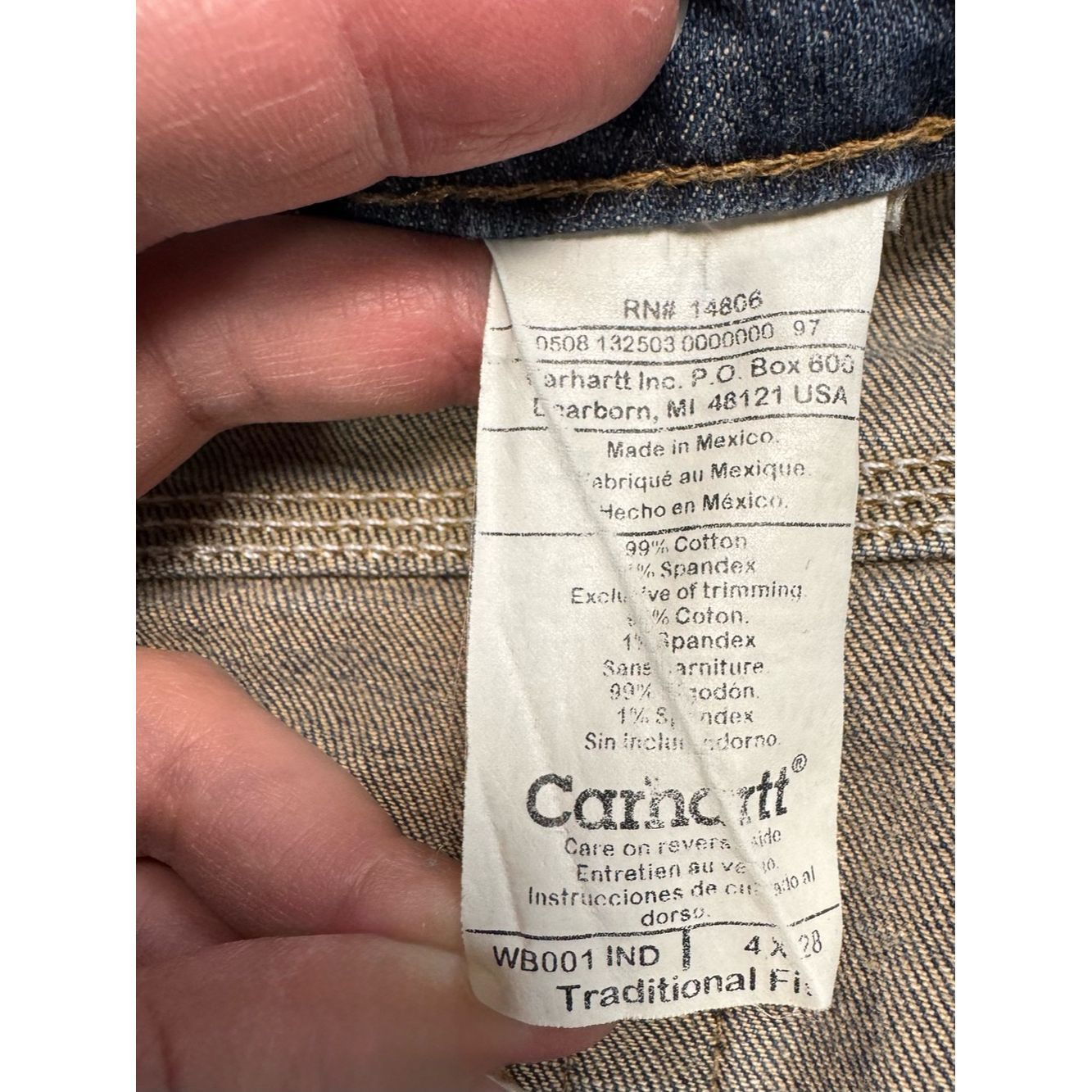Carhartt Carhartt Original Fit Bootcut Jeans In Faded Indigo Size 4 Size 27" / US 4 / IT 40 - 7 Thumbnail