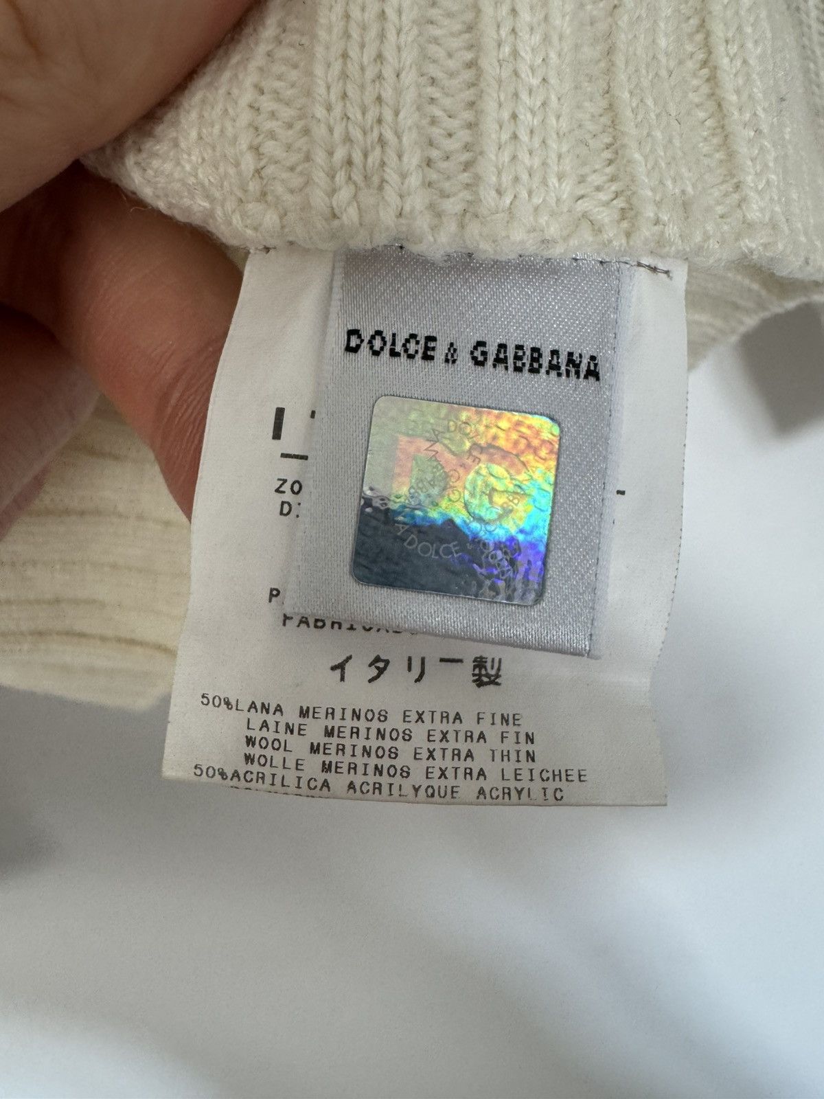 Dolce & Gabbana Rare Dolce&Gabbana Y2k Vintage Knit Sweater Luxury Size XS / US 0-2 / IT 36-38 - 5 Thumbnail