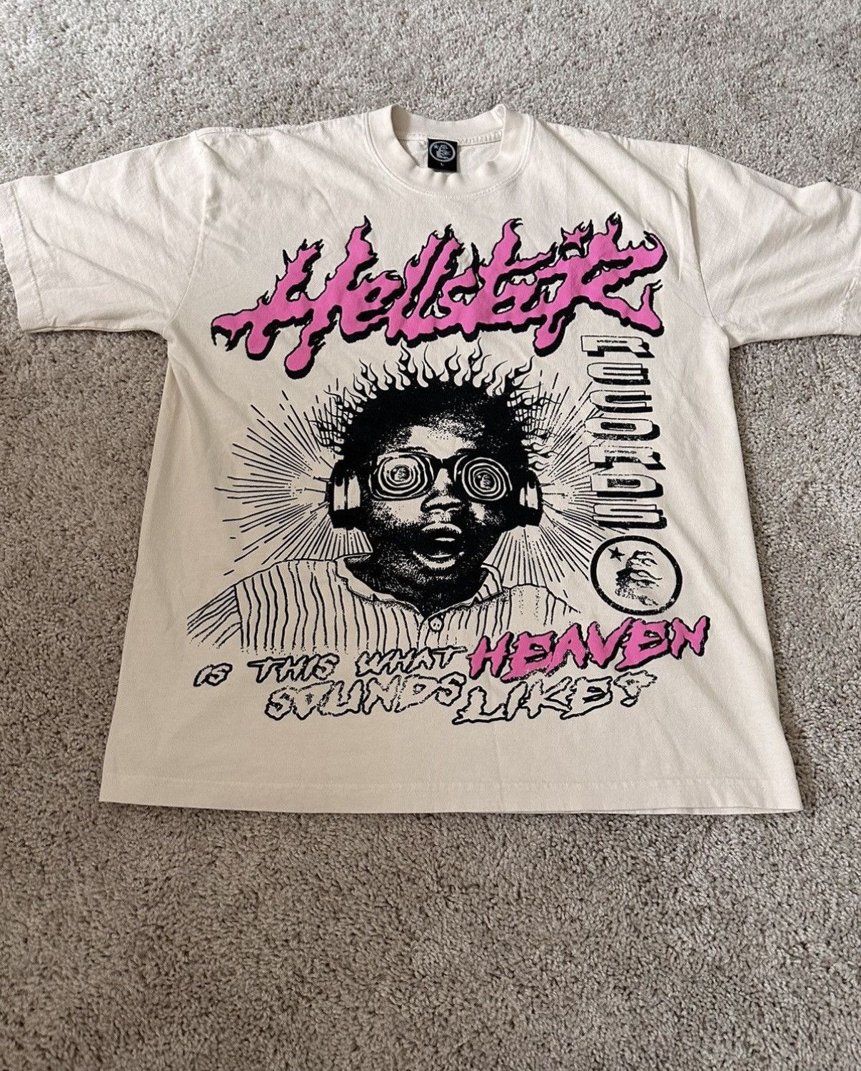 HELLSTAR pink hellstar "is this what heaven sounds like" Size US L / EU 52-54 / 3 - 1 Thumbnail