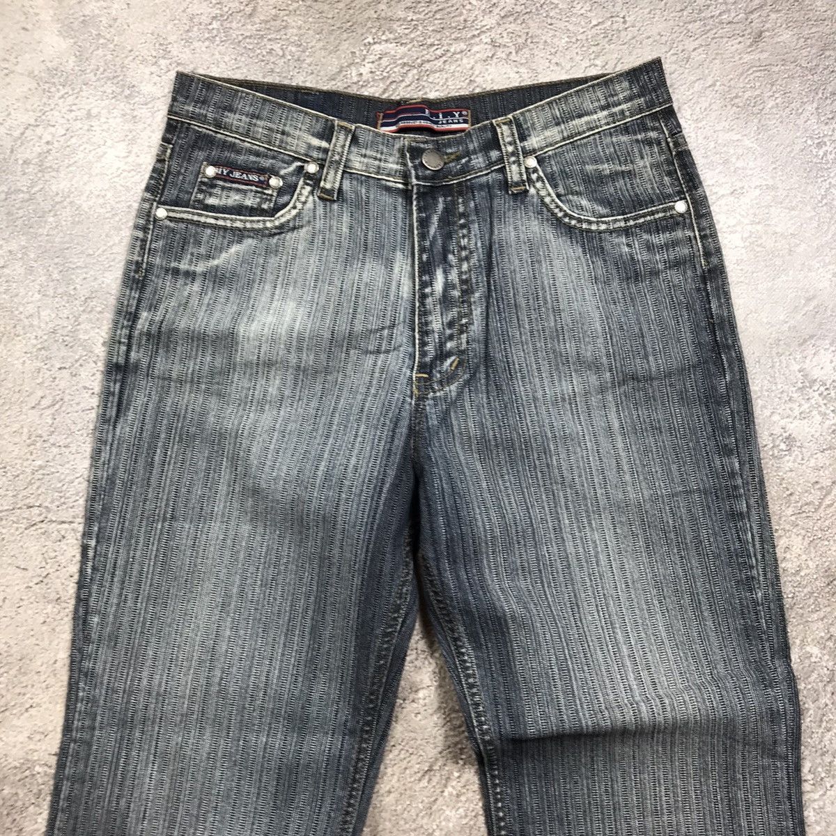 Vintage Vintage Y2K Japanese Baggy Distressed Flare Jeans W28 Swag Size 28" / US 6 / IT 42 - 3 Thumbnail