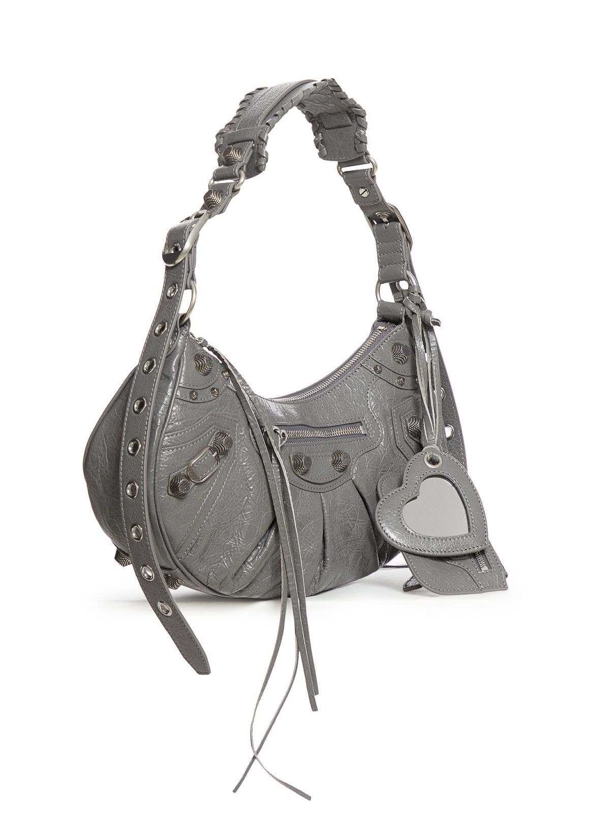 Balenciaga o1s1rm0725 Size: OS / Le Cagole Small Shoulder Bag in Grey Size ONE SIZE - 2 Thumbnail