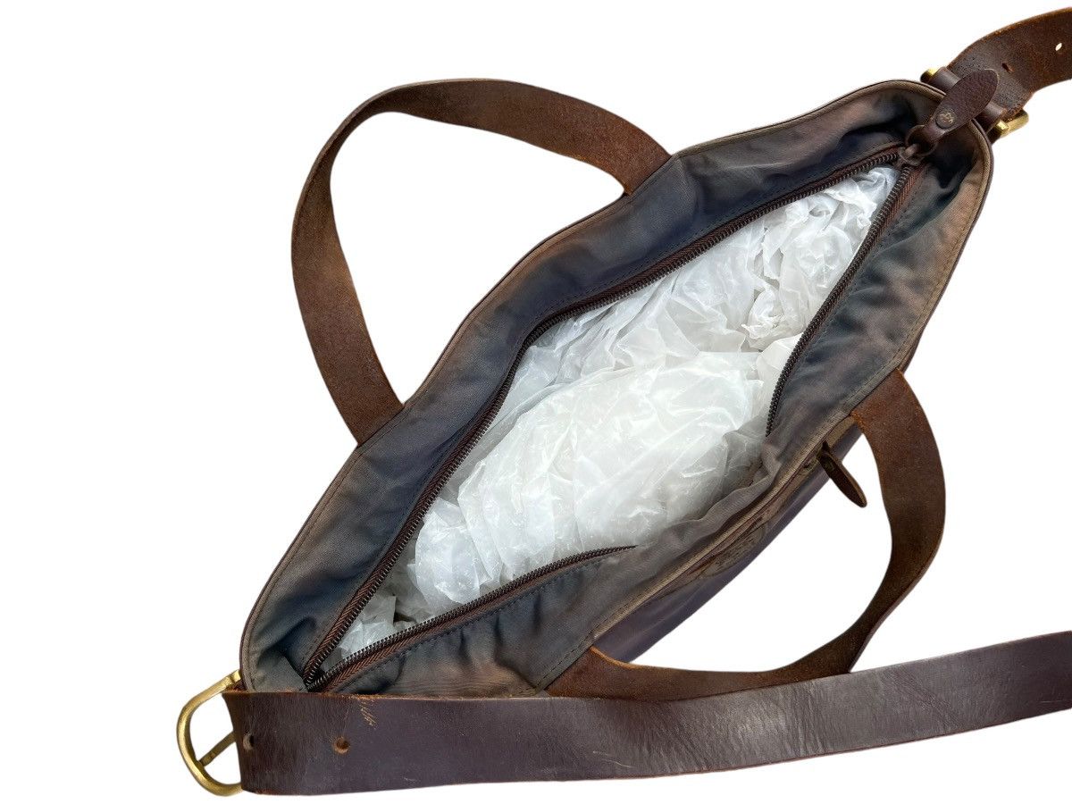 Il Bisonte Vintage IL BISONTE Sun Faded Nylon Leather 2 Way Bag Size ONE SIZE - 21 Thumbnail