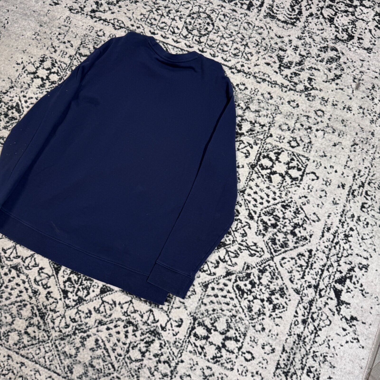 Lee × Vintage Lee Unisex Navy Cotton Sweatshirt Size XL USA Blank Y2K Size US XL / EU 56 / 4 - 14 Thumbnail
