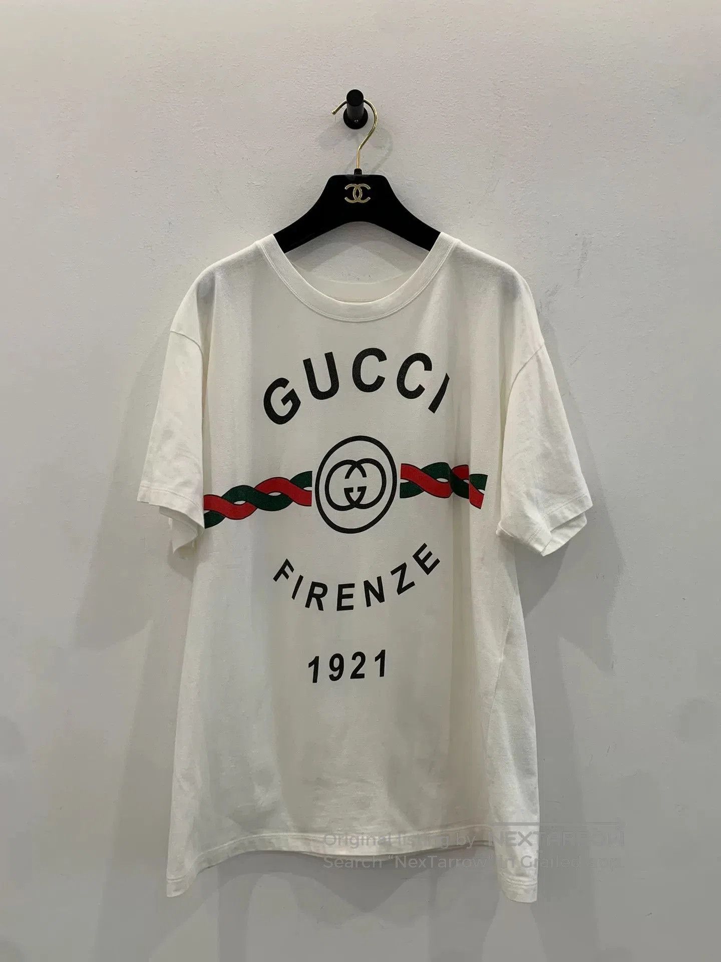 Gucci Gucci 1921 Double G Logo White Short Sleeve Tee. Size XS / US 0-2 / IT 36-38 - 1 Thumbnail