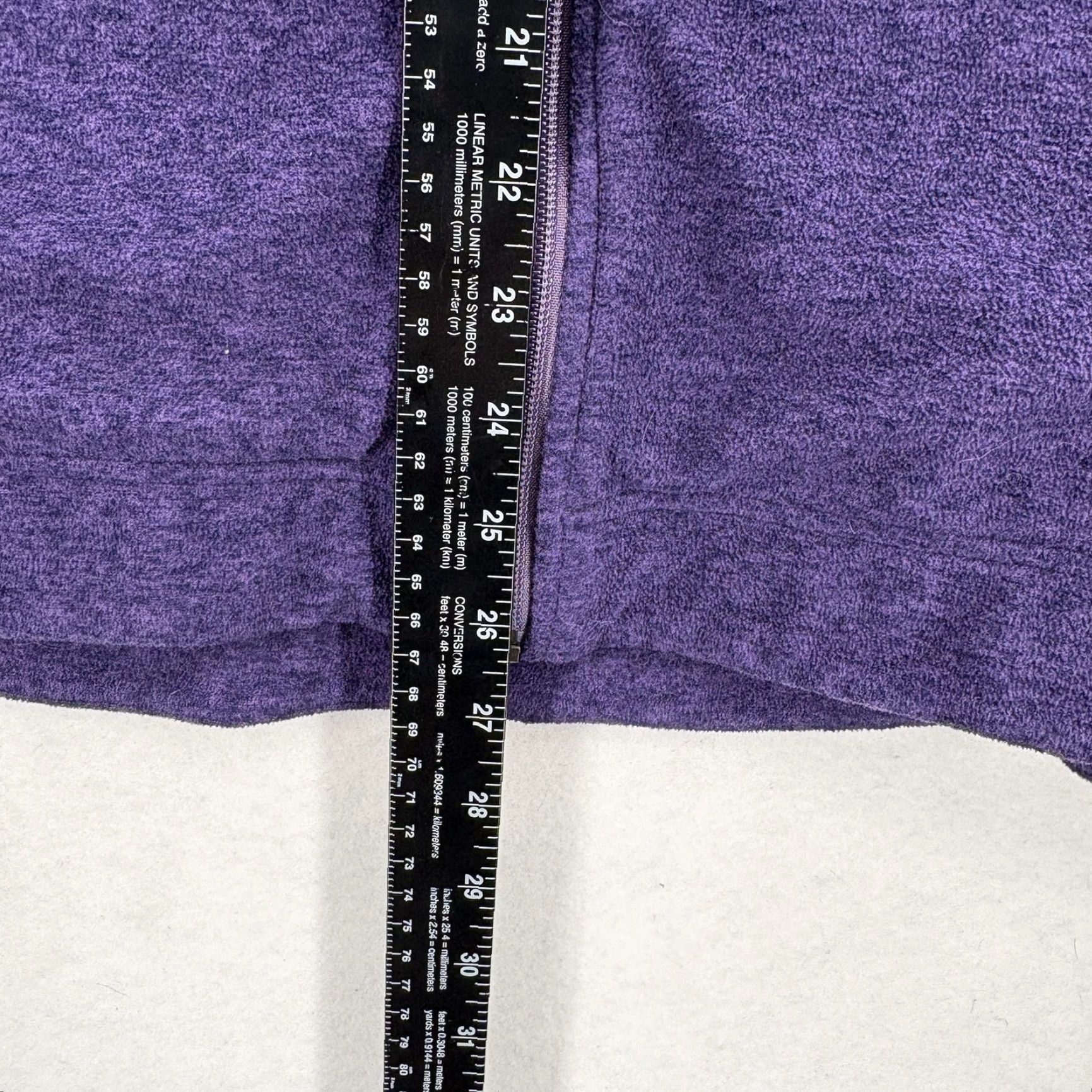 Duluth Trading Company Duluth Frost Lake Fleece Full Zip Jacket Womens 1X Purple Casual Layer Outdoors Size XL / US 12-14 / IT 48-50 - 6 Thumbnail
