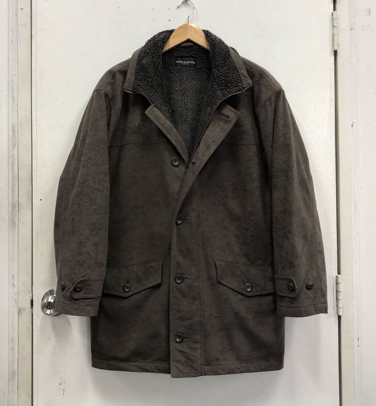 Gianni Valentino Gianni Valentino Limited Velvet Lined Fleece Coat Jacket Size US L / EU 52-54 / 3 - 1 Thumbnail