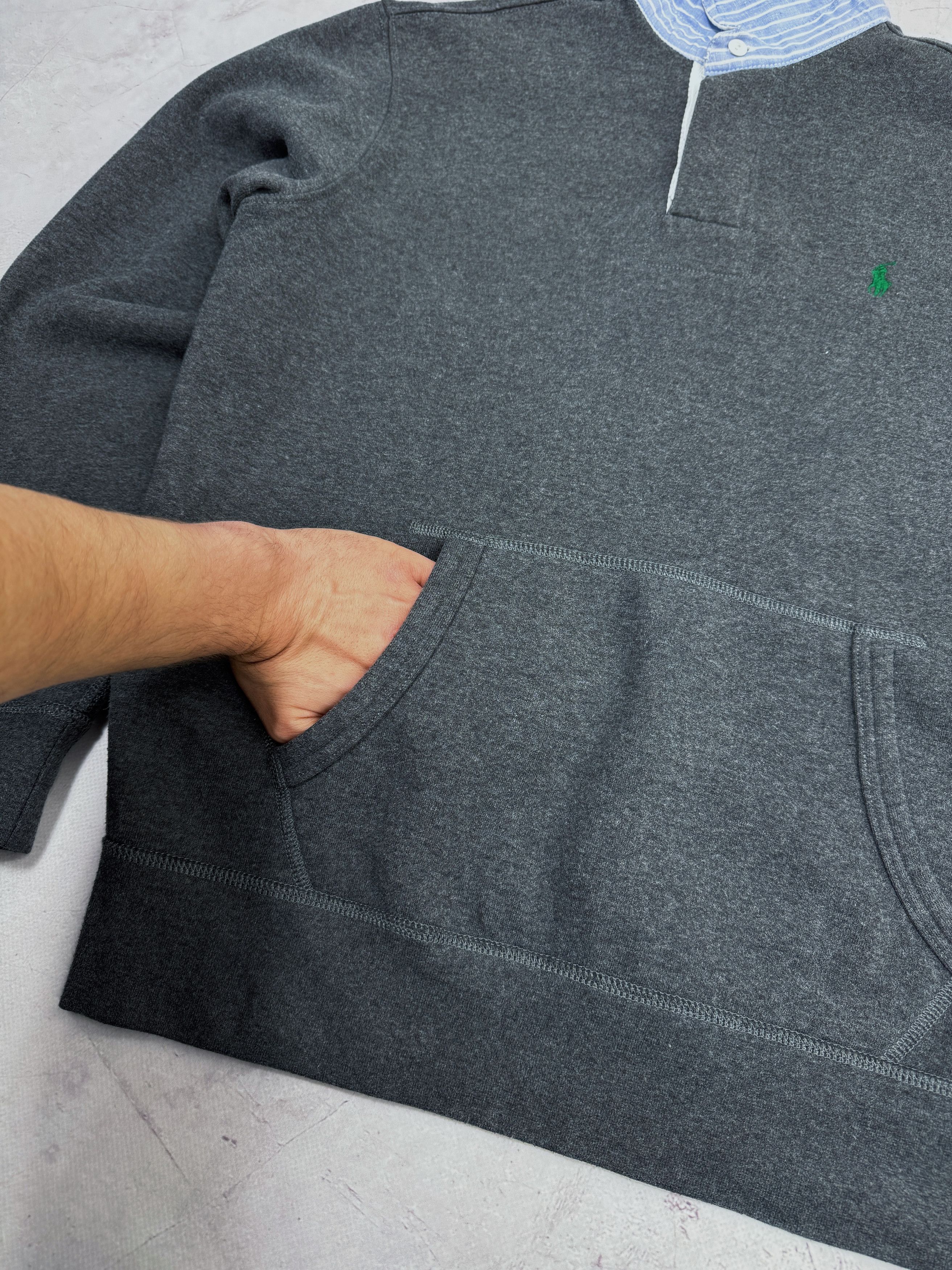 Polo Ralph Lauren POLO Ralph Lauren Rugby Sweatshirt Top Cabin Fleece Size US M / EU 48-50 / 2 - 10 Thumbnail