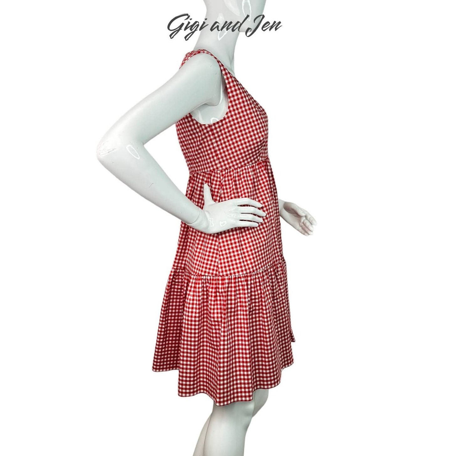 Kate Spade kate spade NY Women’s Mini Gingham Vineyard Dress size 6 Size M / US 6-8 / IT 42-44 - 2 Thumbnail