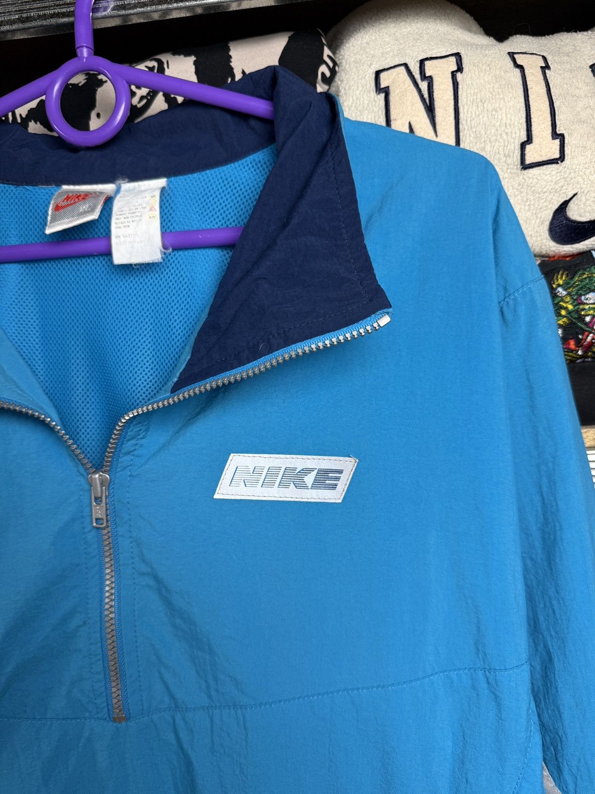 Nike Vintage Anorak Jacket Nike Swoosh center M hoodie Ninja Size US M / EU 48-50 / 2 - 4 Thumbnail