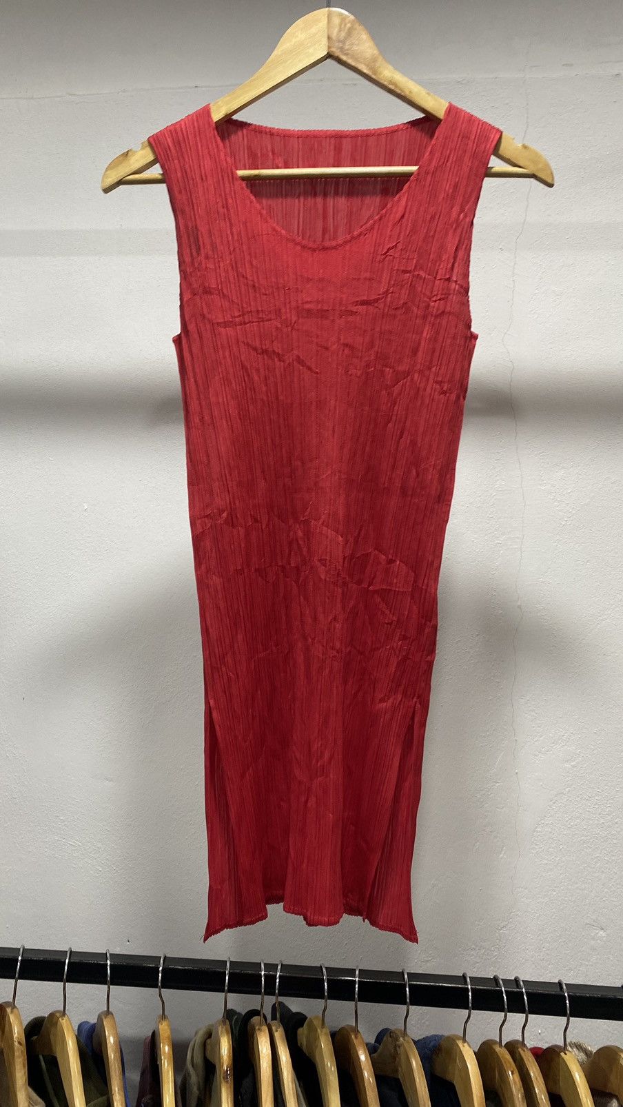 Pleats Please Issey Miyake 💥RARE Issey Miyake Pleats Please Red Size ONE SIZE - 4 Thumbnail