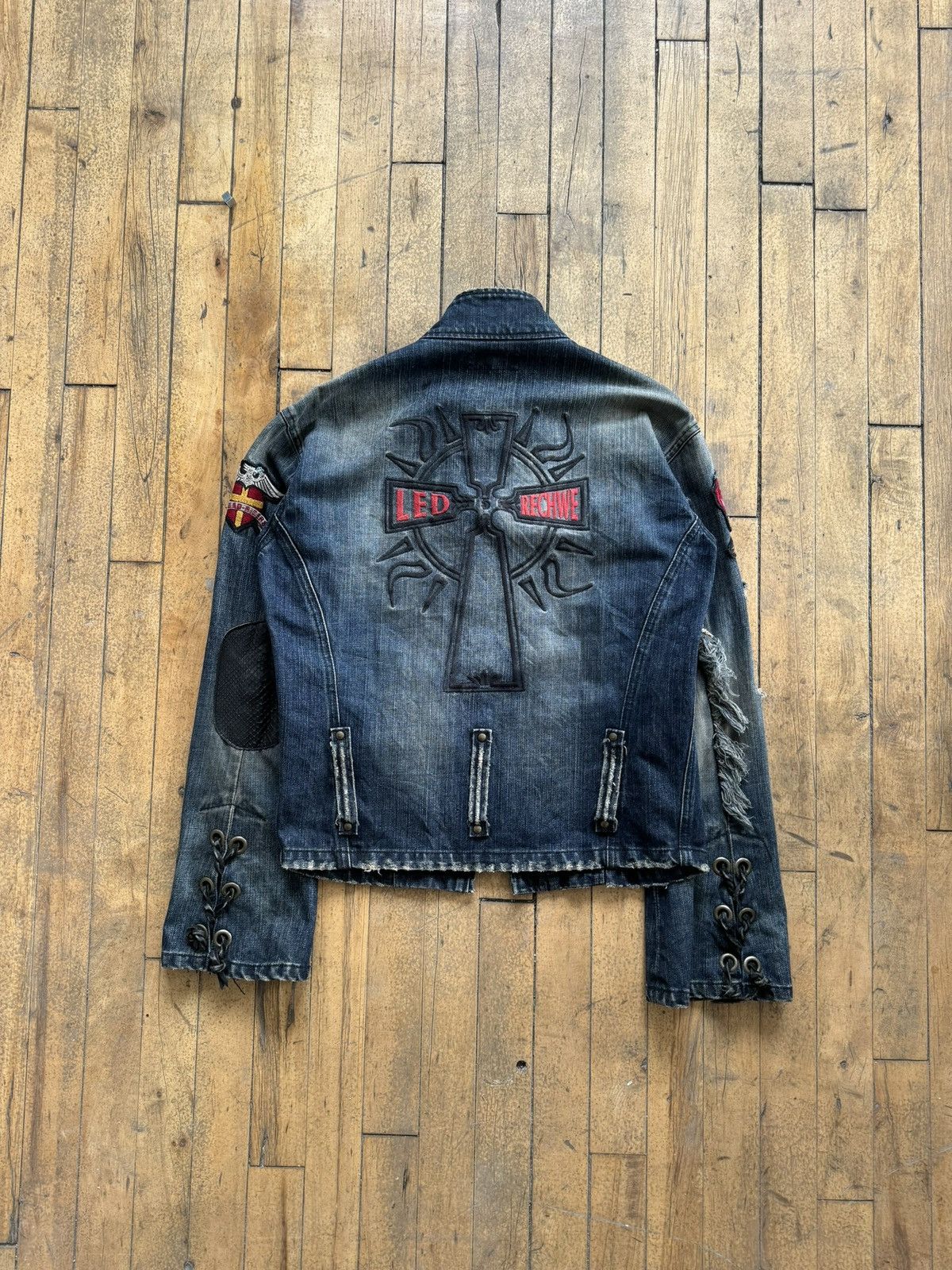If Six Was Nine Led Rechwe Rodeo Denim Jacket Size US S / EU 44-46 / 1 - 2 Thumbnail