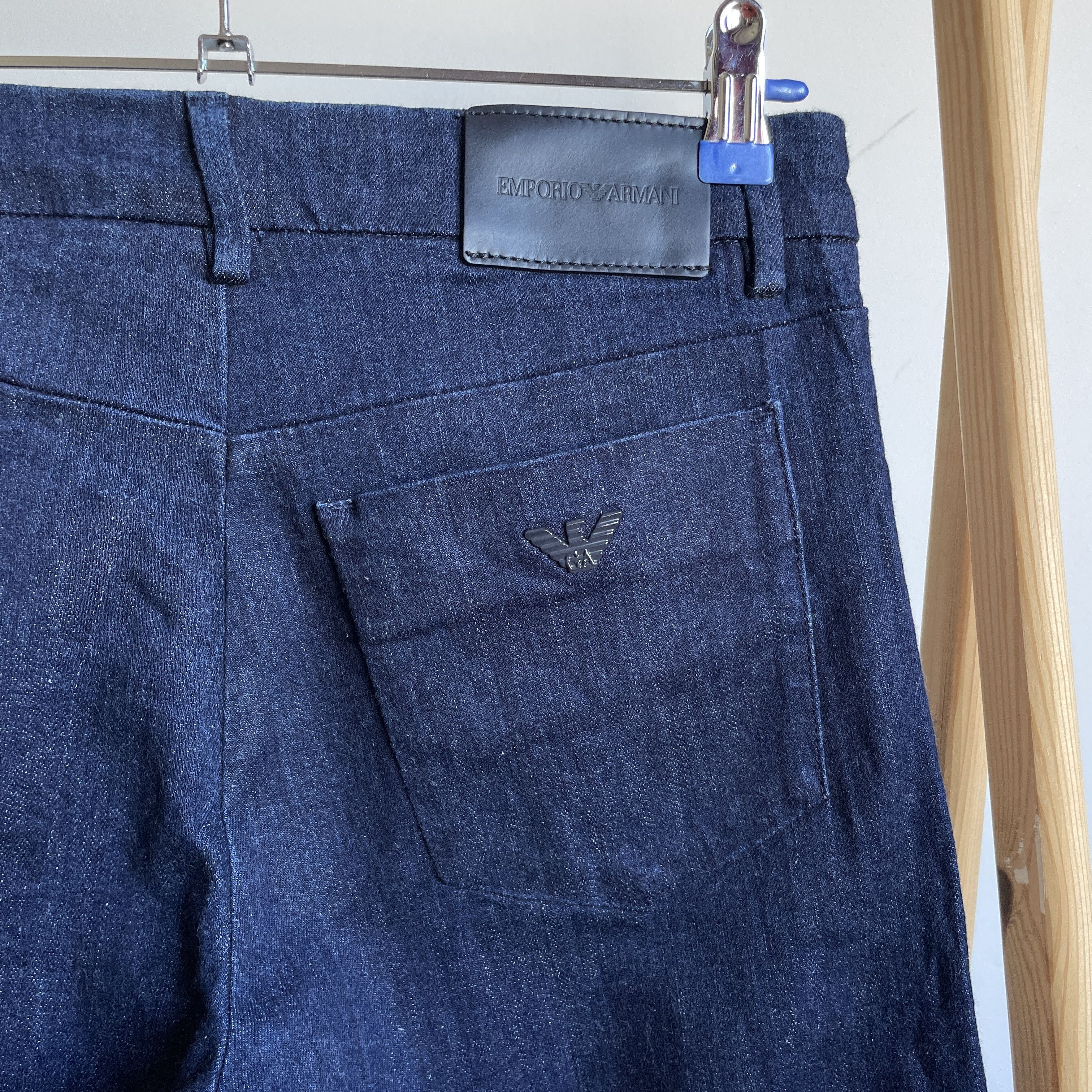 Emporio Armani Emporio Armani Womens Straight Denim Size 27 Size 27" / US 4 / IT 40 - 6 Thumbnail