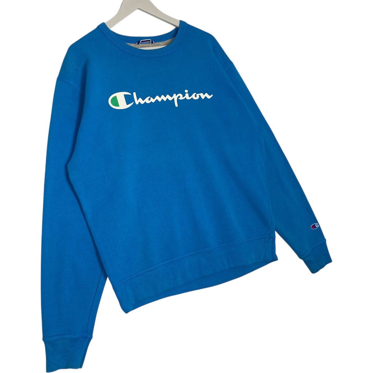 Other Vintage Champion Sweatshirt Crewneck Blue Big Logo Size US L / EU 52-54 / 3 - 3 Thumbnail