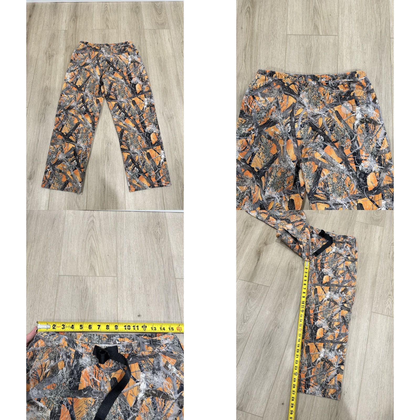 Fucking Awesome Fucking Awesome Leisure Pants 100% Cotton Twill Belted Orange Men Pants 30x27 Activewear Size US 30 / EU 46 - 8 Thumbnail