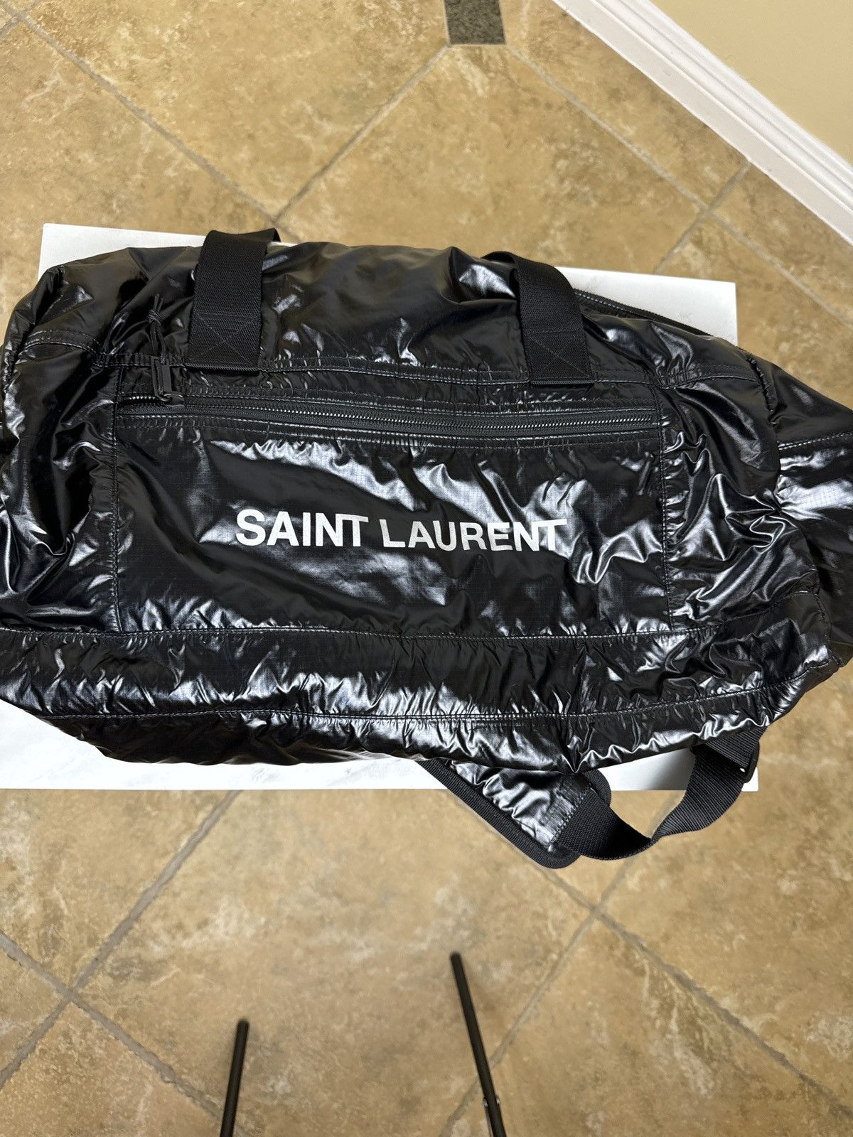 Yves Saint Laurent Saint Laurent Nuxx Nylon Ripstop Duffel Bag Size ONE SIZE - 2 Thumbnail