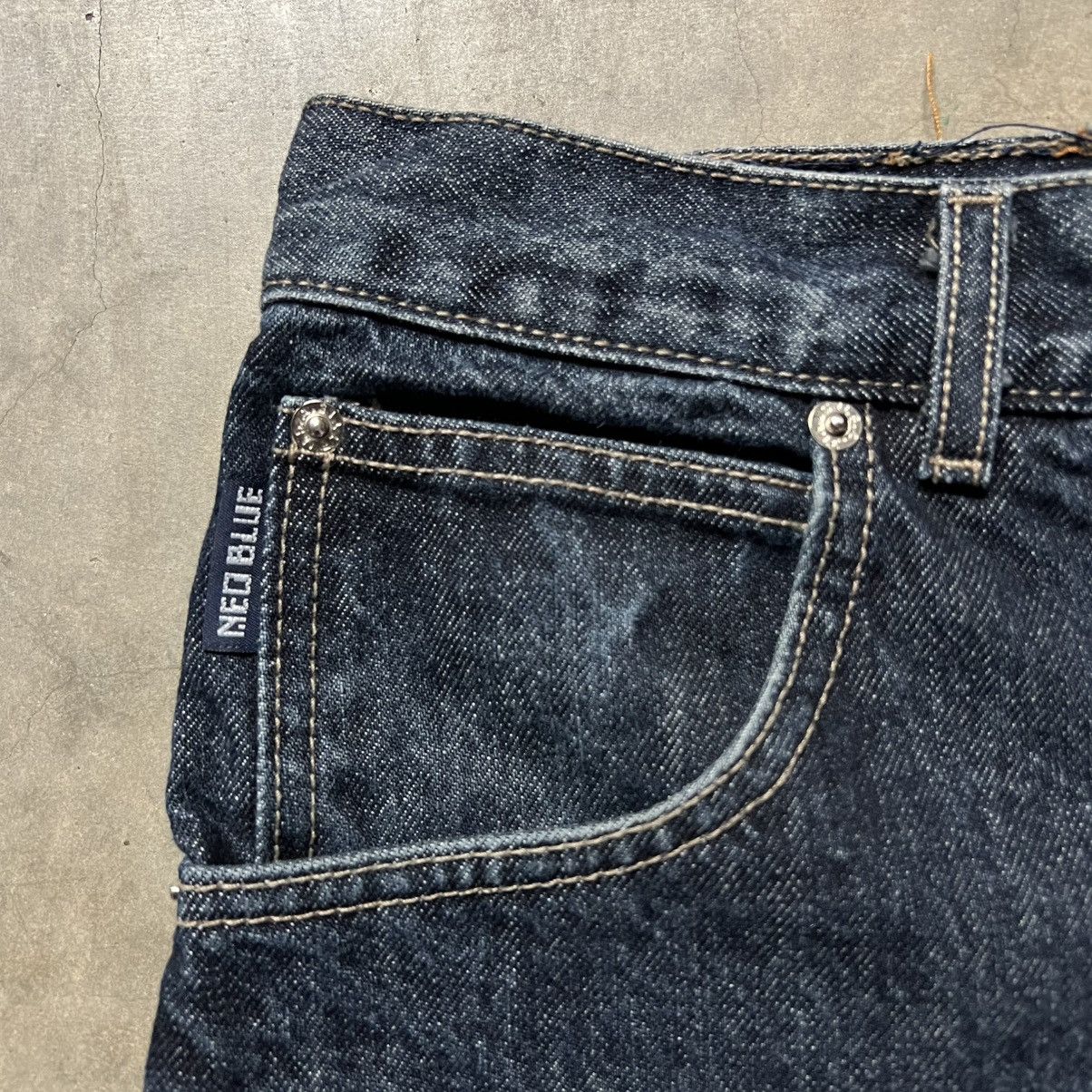 Anchor Blue × Southpole × Vintage Vintage Y2K Neo Blue 🇺🇸 BAGGY Denim Jean Shorts Size US 34 / EU 50 - 6 Thumbnail