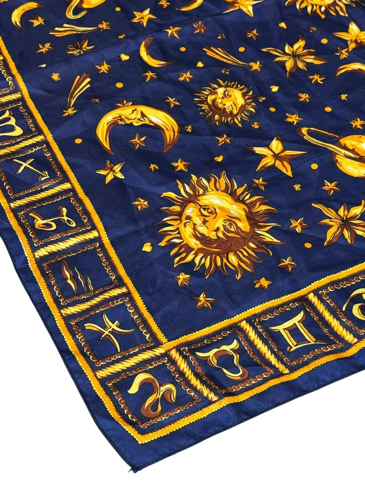 Versace Gianni Versace Silk Moon Sun Stars Zodiac Shawl Scarf Size ONE SIZE - 6 Thumbnail