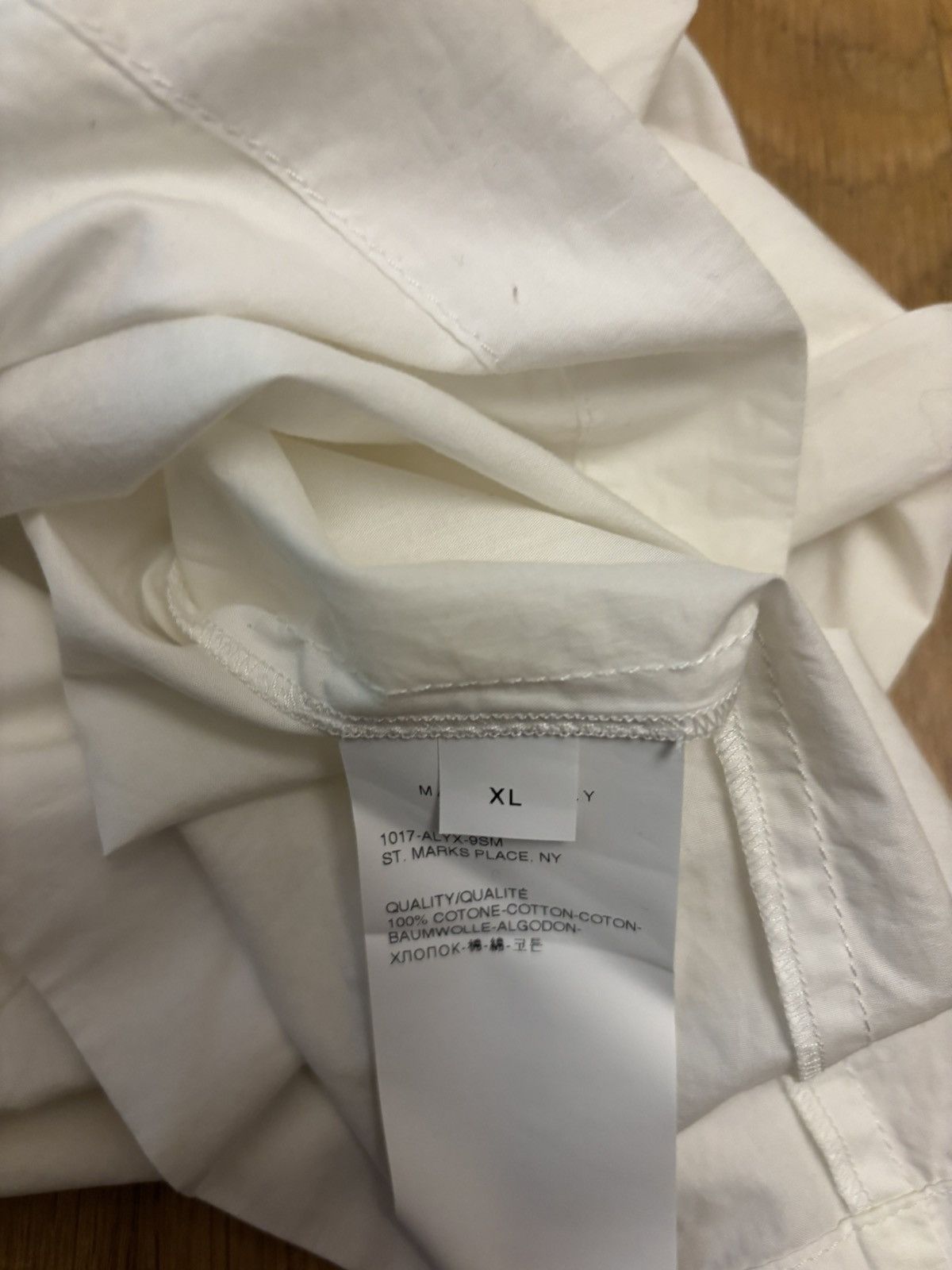 1017 ALYX 9SM 1017 Alyx 9SM Cargo Pocket Shirt Size US XL / EU 56 / 4 - 6 Thumbnail