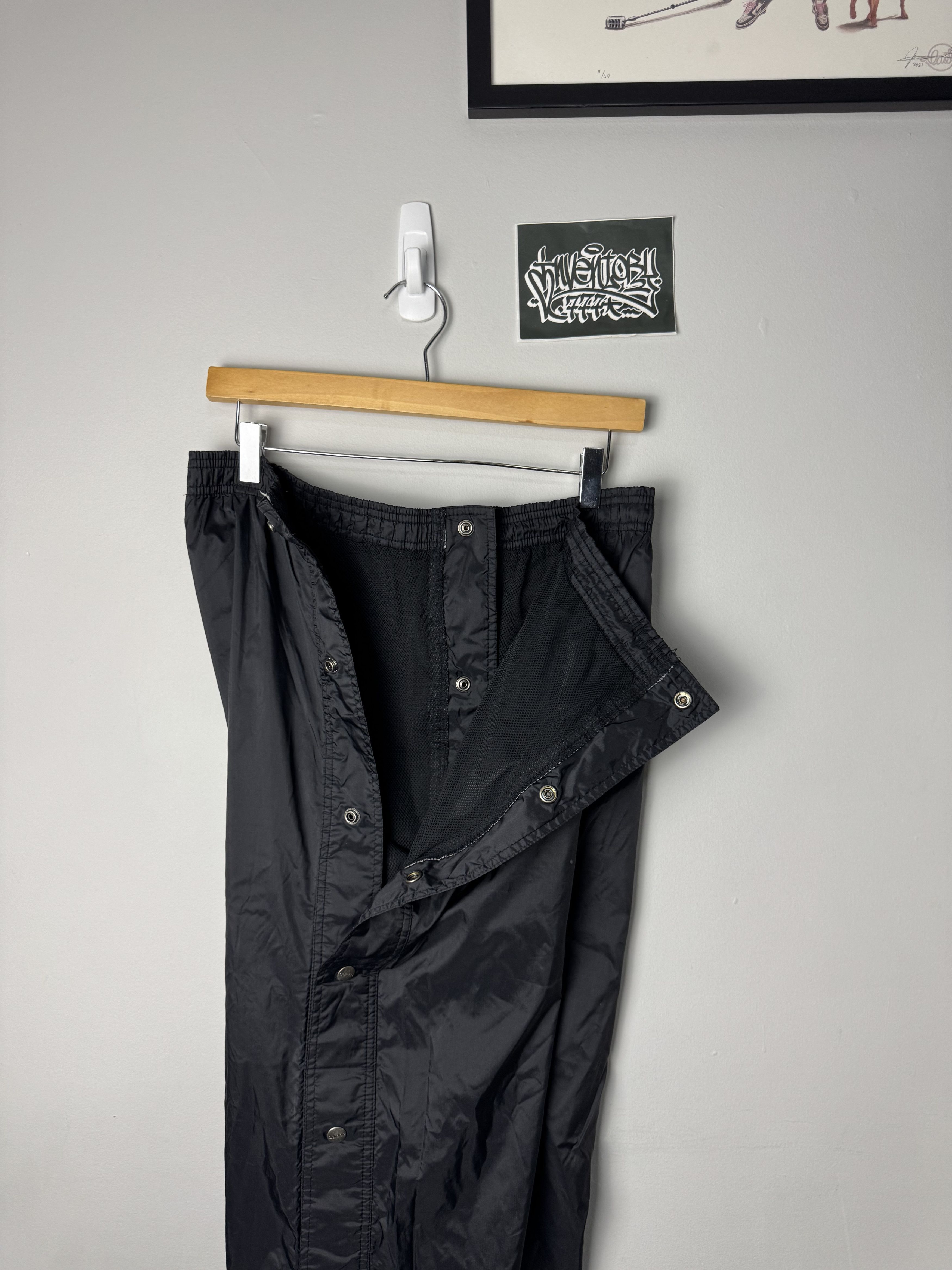 Adidas Adidas Tear Away - Vintage Nylon Pants Size US 33 - 4 Thumbnail