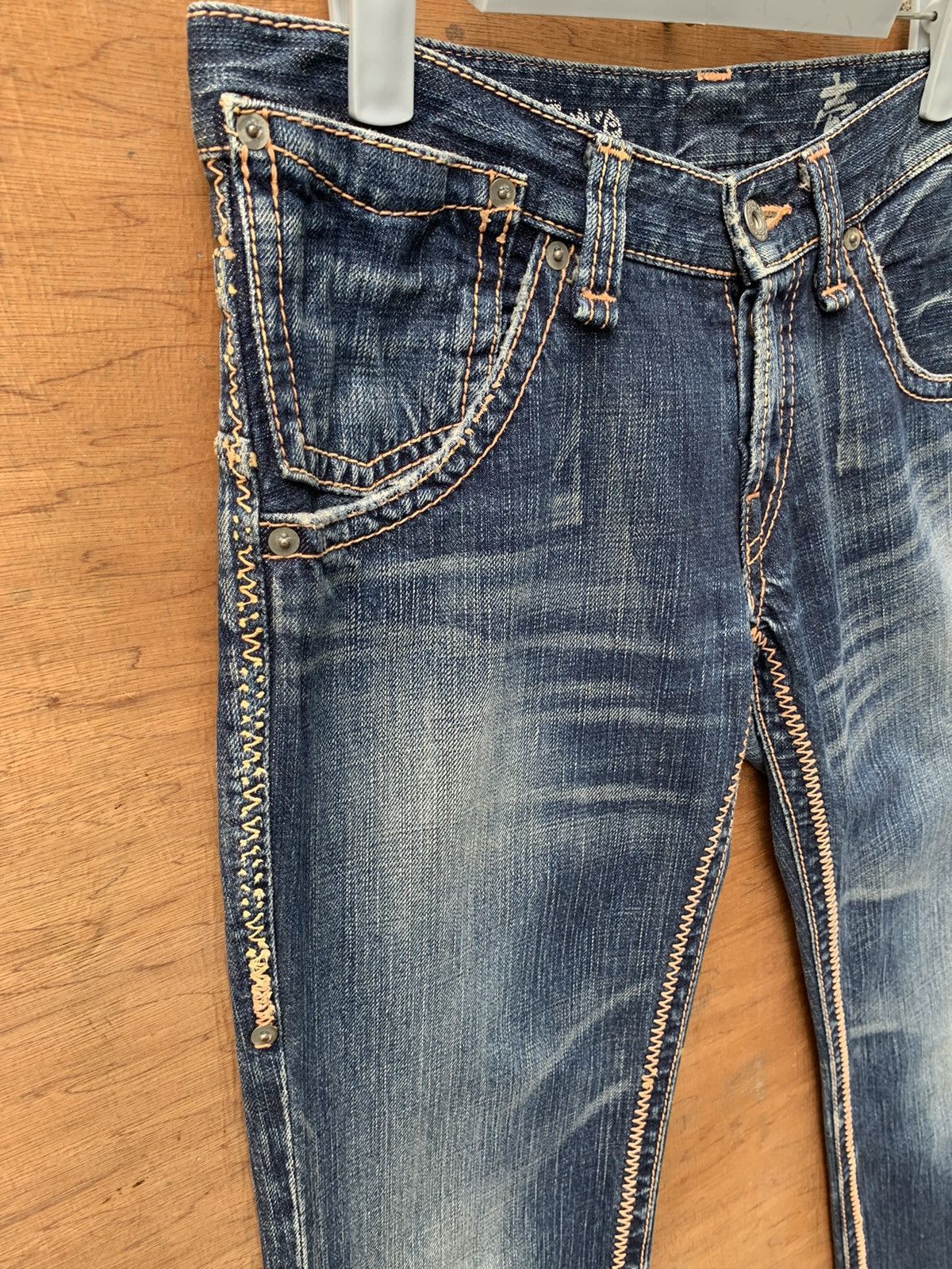 Vintage Keiji Itakura Japanese Designer Denim Pants Size US 30 / EU 46 - 10 Thumbnail