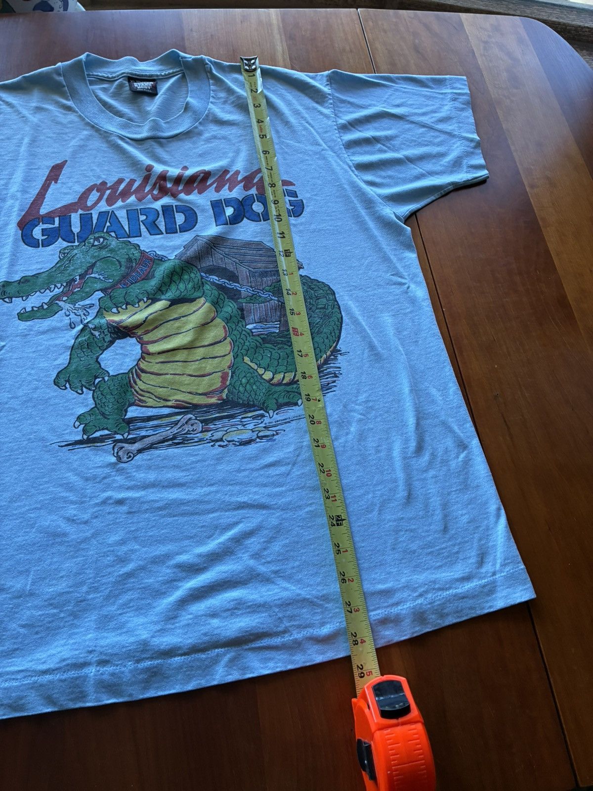 Vintage Vintage 90s faded Louisiana guard dog tee Size US XL / EU 56 / 4 - 6 Thumbnail