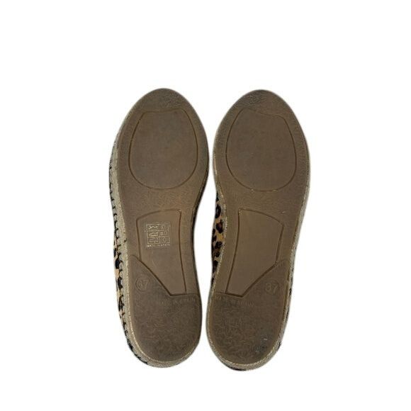 Anthropologie Elysess Leopard Print Espadrille Flats Size US 7 / IT 37 - 4 Thumbnail
