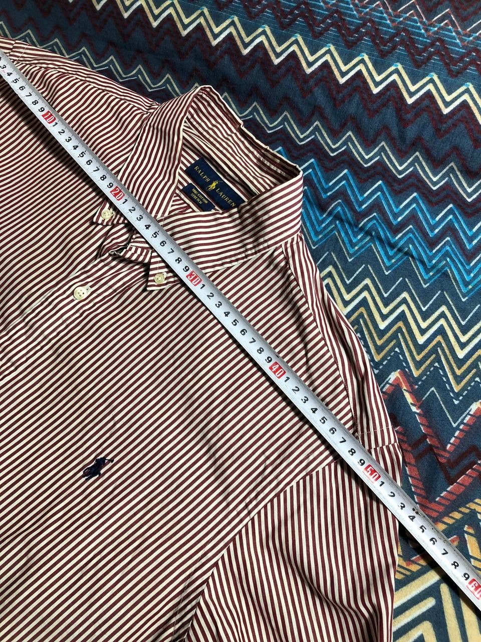 Polo Ralph Lauren × Vintage Polo Ralph Lauren Checked Striped Longsleeve Button Shirt Size US XL / EU 56 / 4 - 3 Thumbnail