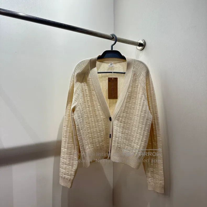 Hermes Hermes Full-print knit cardigan Size XS / US 0-2 / IT 36-38 - 1 Thumbnail
