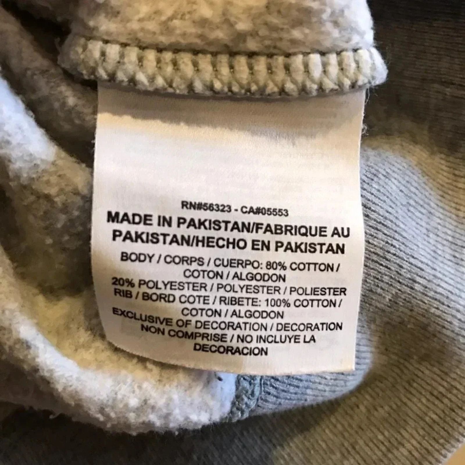 Nike Nike Grey Spell Out Pullover Sweatshirt Women’s Size Small Size S / US 4 / IT 40 - 4 Thumbnail