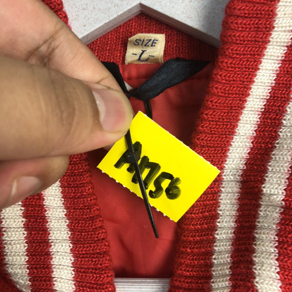 Japanese Brand Japan vintage plain Red Bomber varsity Jacket #A1756 Size US M / EU 48-50 / 2 - 9 Thumbnail