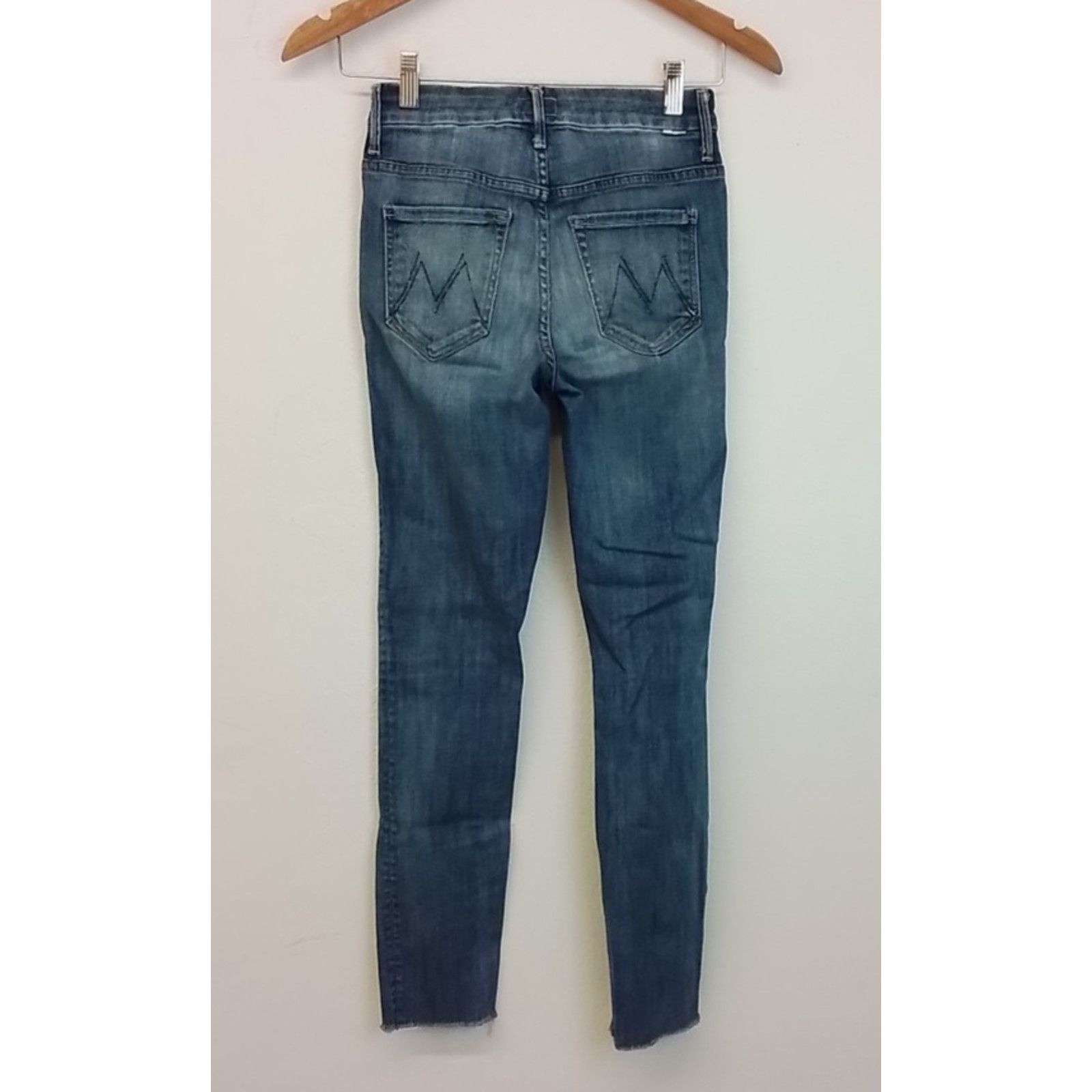 MOTHER Mother Jeans High Waist Looker Women's 24 Medium Wash Ankle Size 24" / US 00 / IT 34 - 3 Thumbnail
