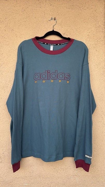 Adidas × Daniel Patrick Adidas x Daniel Patrick Medium Long Sleeve Shirt Blue New D Size US M / EU 48-50 / 2 - 1 Thumbnail