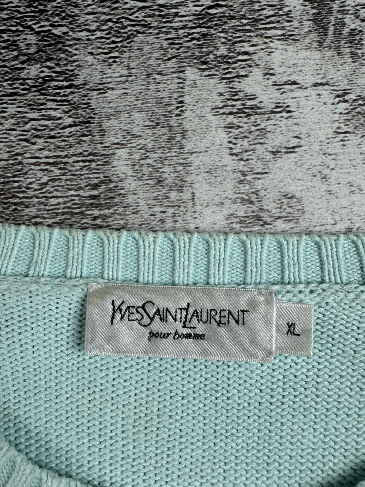 Yves Saint Laurent Vintage 90S Yves Saint Laurent Paris YSL Mint Sweater Size US XL / EU 56 / 4 - 7 Thumbnail