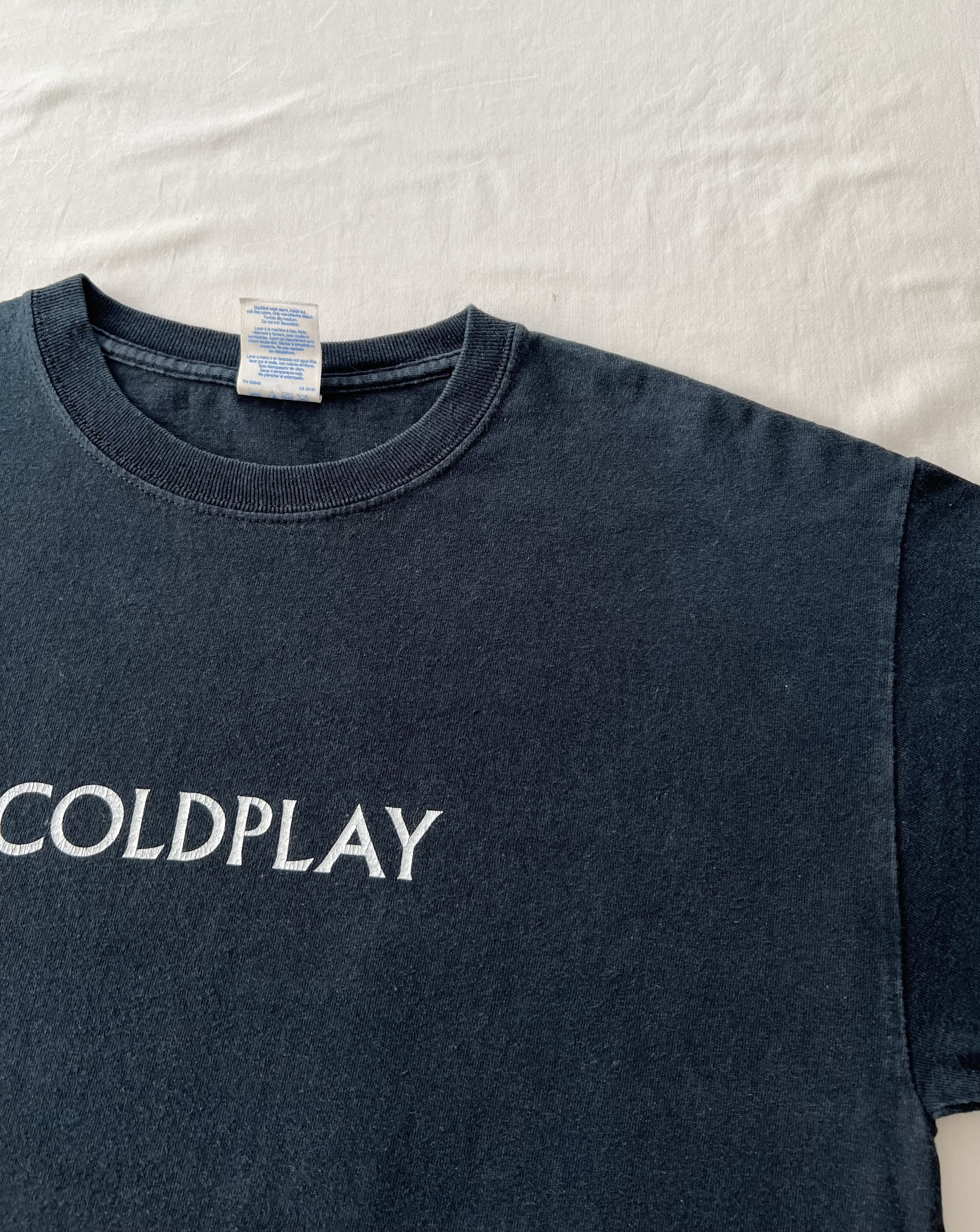 Band Tees Vintage 2000s Coldplay X&Y Rock Band Black T-shirt Size US M / EU 48-50 / 2 - 12 Thumbnail