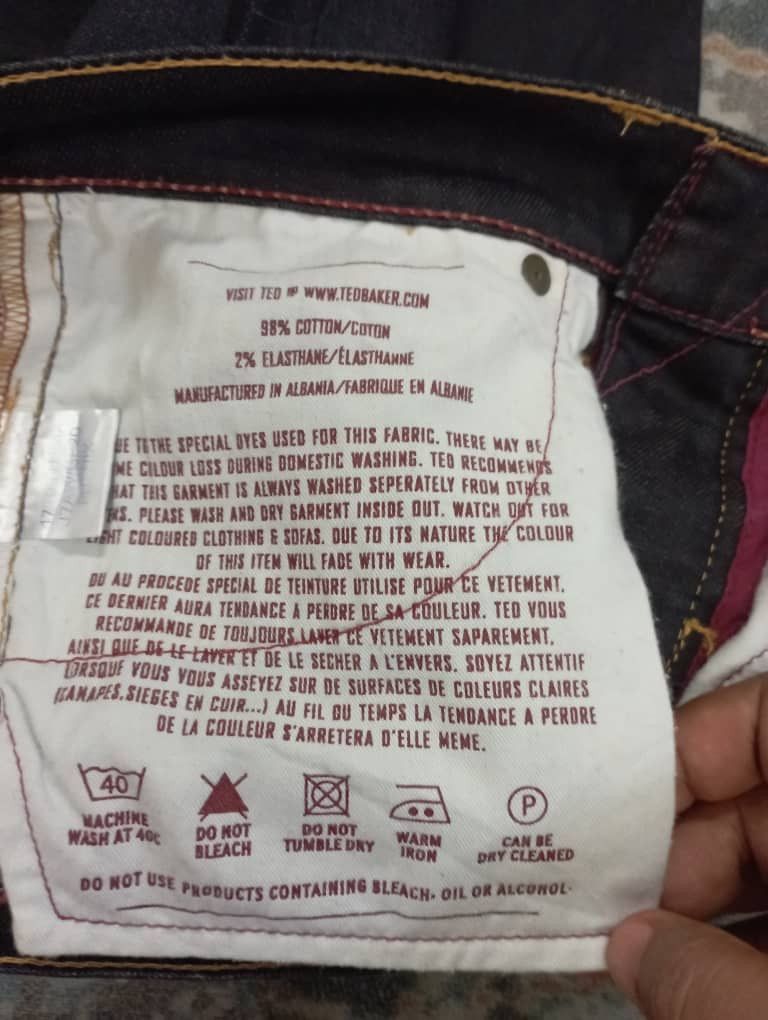 Tornado Mart Flare Jeans Mud Rusty Ted Baker Bootcut Jeans Like New Size US 29 - 10 Thumbnail