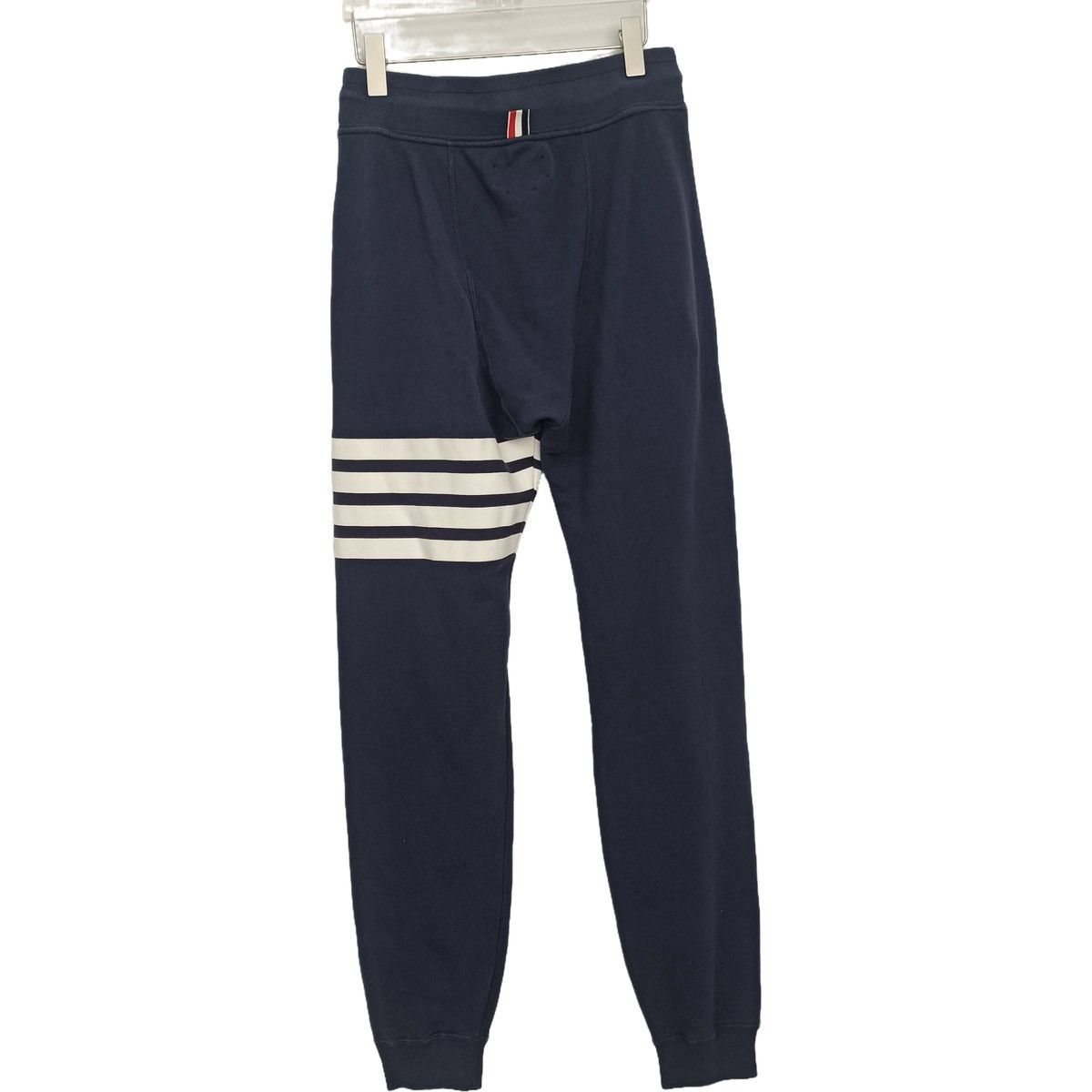 Thom Browne Thom Browne Navy 4-Bar Cuffed Casual Sports Pants K26WX Size 28" / US 6 / IT 42 - 2 Thumbnail