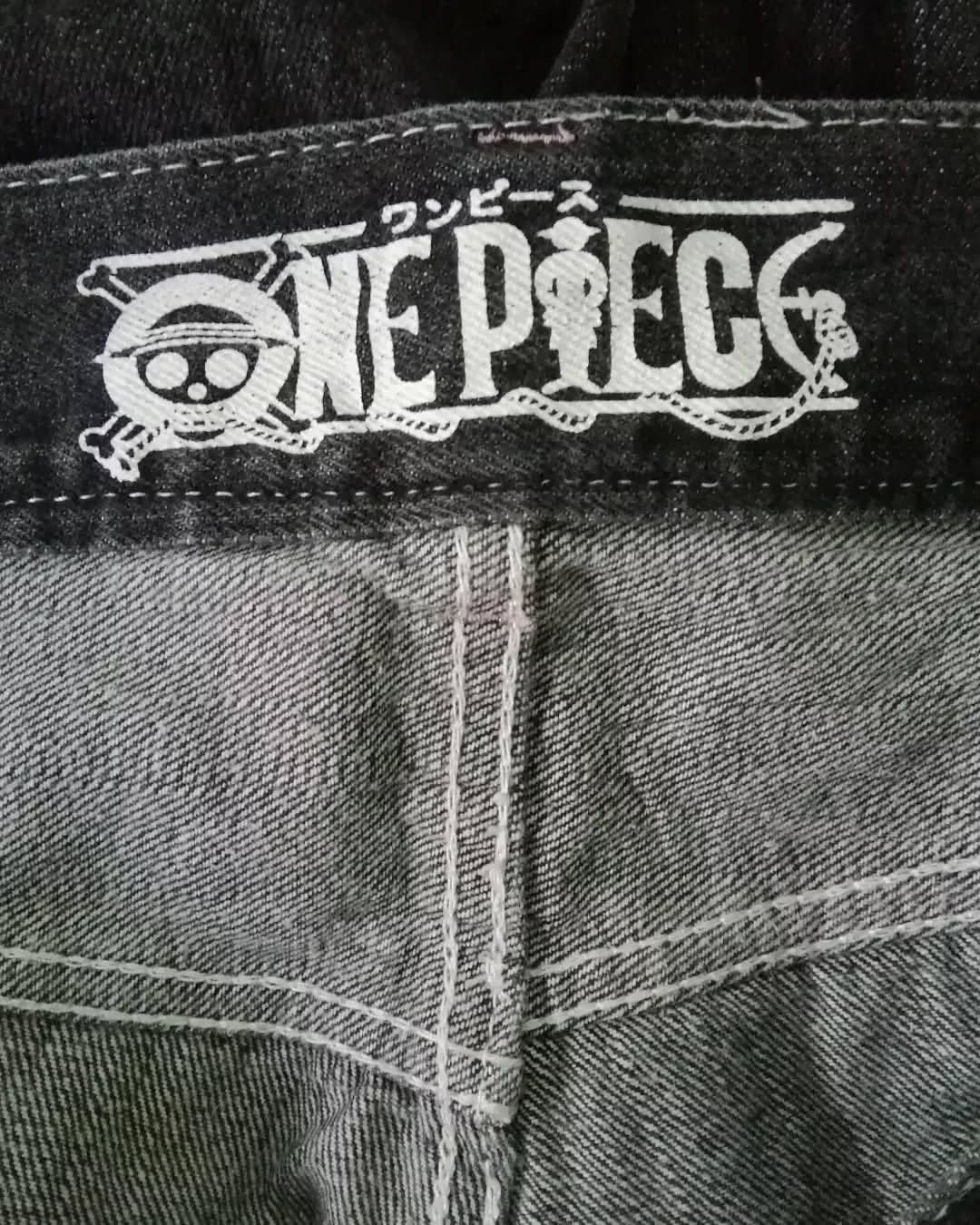 Anime × Japanese Brand × One Piece One Piece Chopper Art Denim Jeans Anime Long Pants Size US 31 - 6 Thumbnail