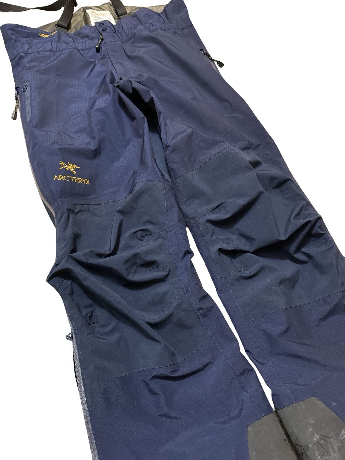 Arc'teryx 90s Goretex Snowboard Skiing Bibs Size US 32 / EU 48 - 3 Thumbnail