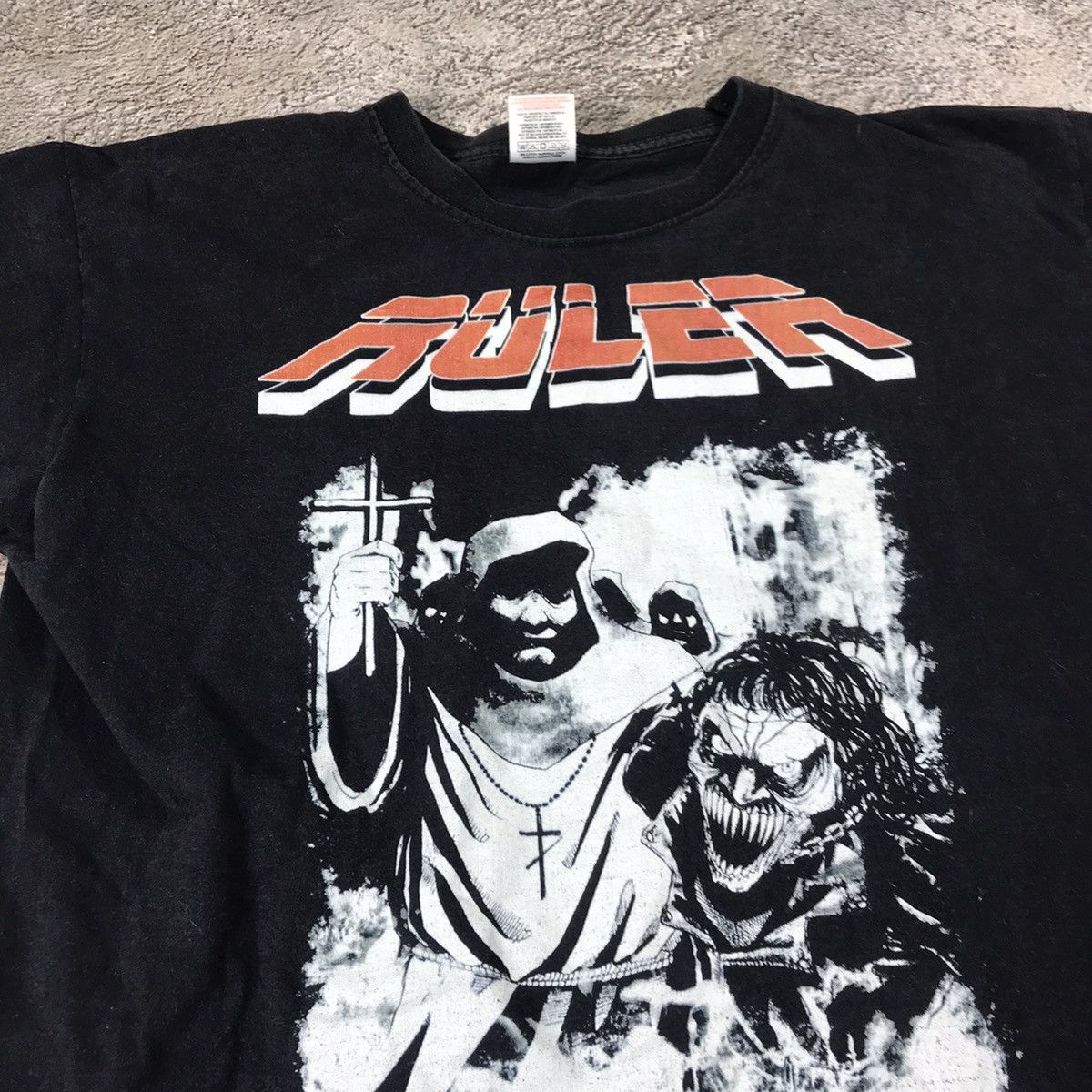 Vintage Vintage Y2K Graphic Tee Heavy Metal Streetwear Grunge Black Size US M / EU 48-50 / 2 - 2 Thumbnail