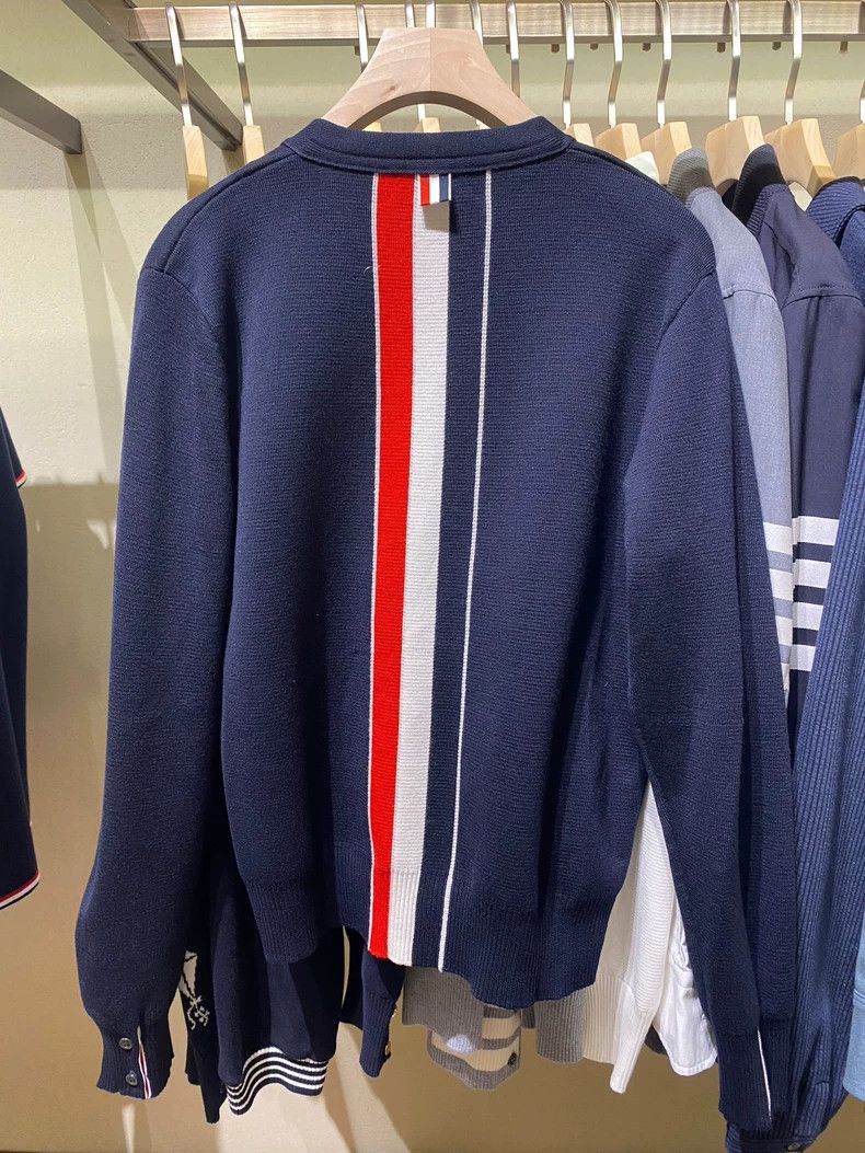 Thom Browne Thom Browne Knitted cardigan jacket Size US M / EU 48-50 / 2 - 2 Thumbnail
